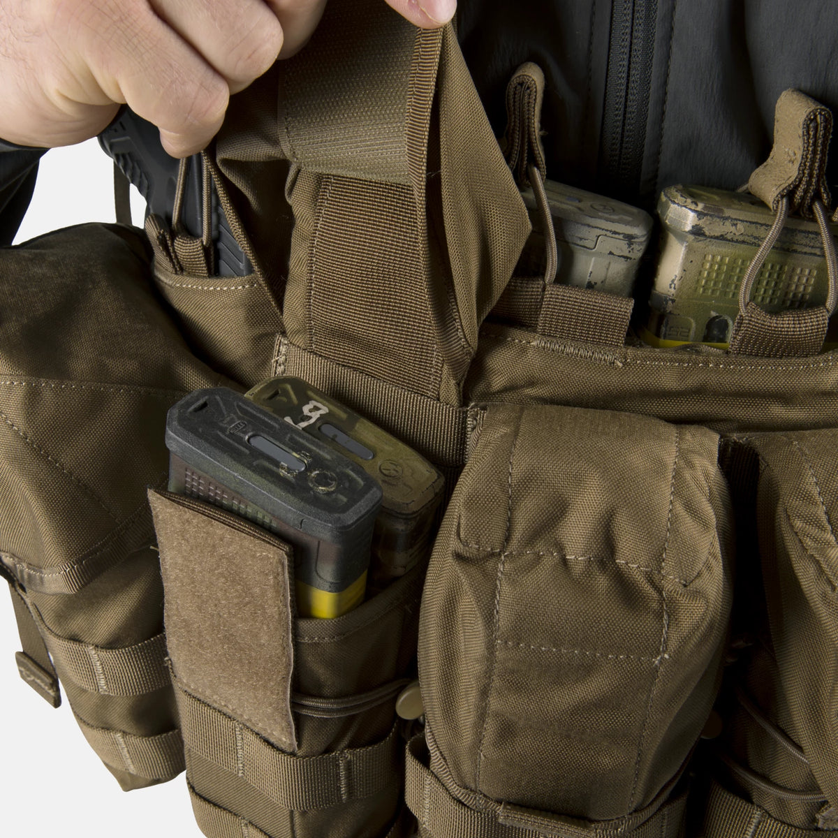 Helikon-Tex Guardian Chest Rig® univerzálna platforma na nosenie zásoby munície a vybavenia, Shadow Grey – detail 8