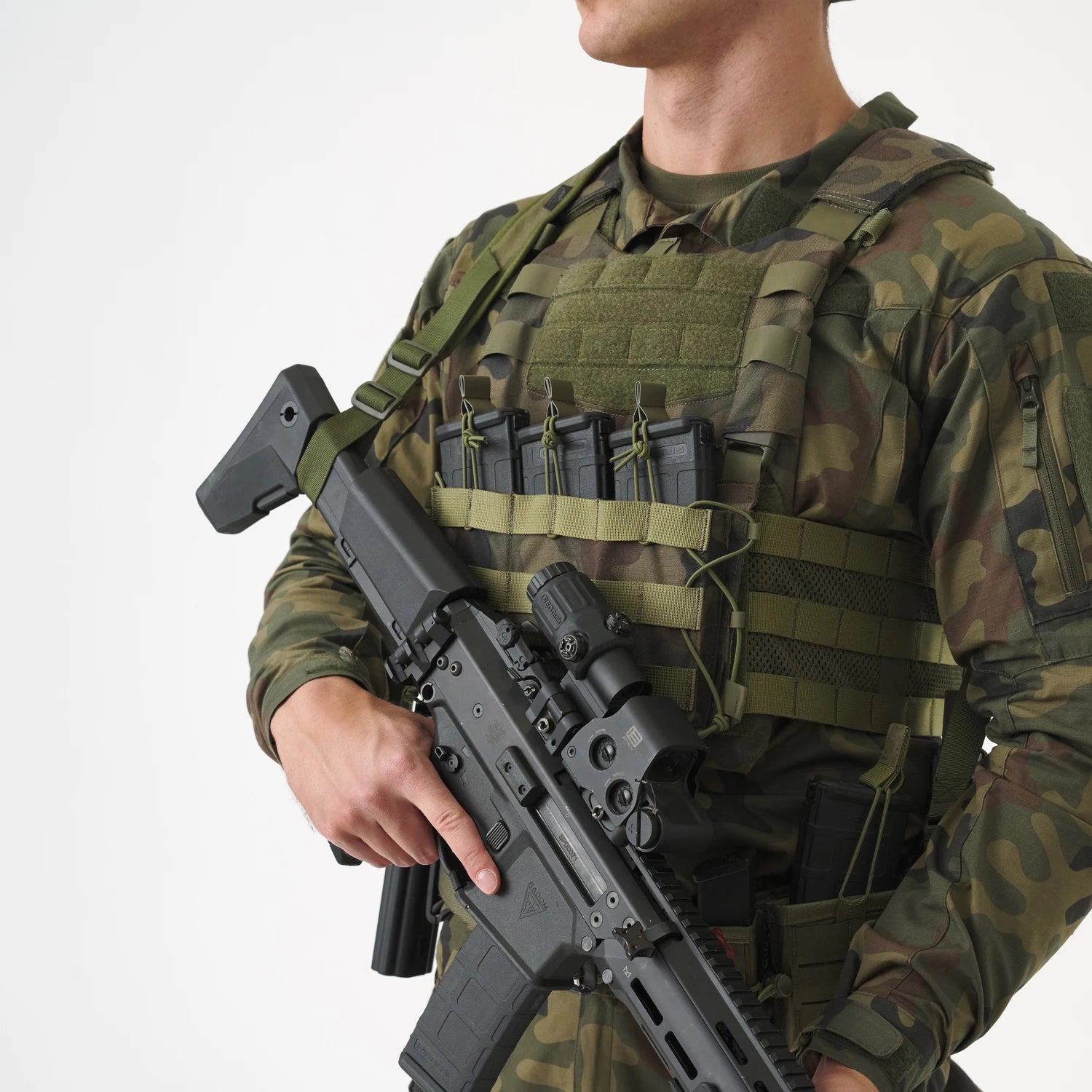 Helikon-Tex Guardian Military Set nosič plátov, Olive Green – detail 9