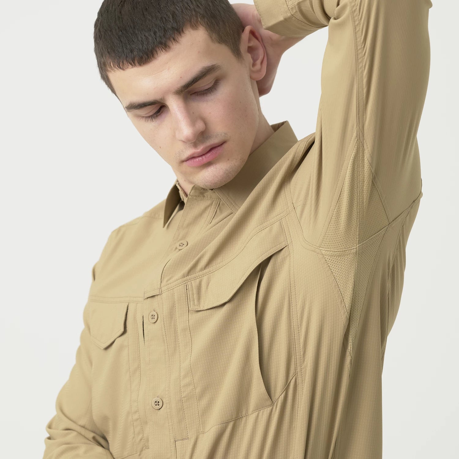 Helikon-Tex DEFENDER Mk2 košeľa Tropical, Dark Olive – detail 5