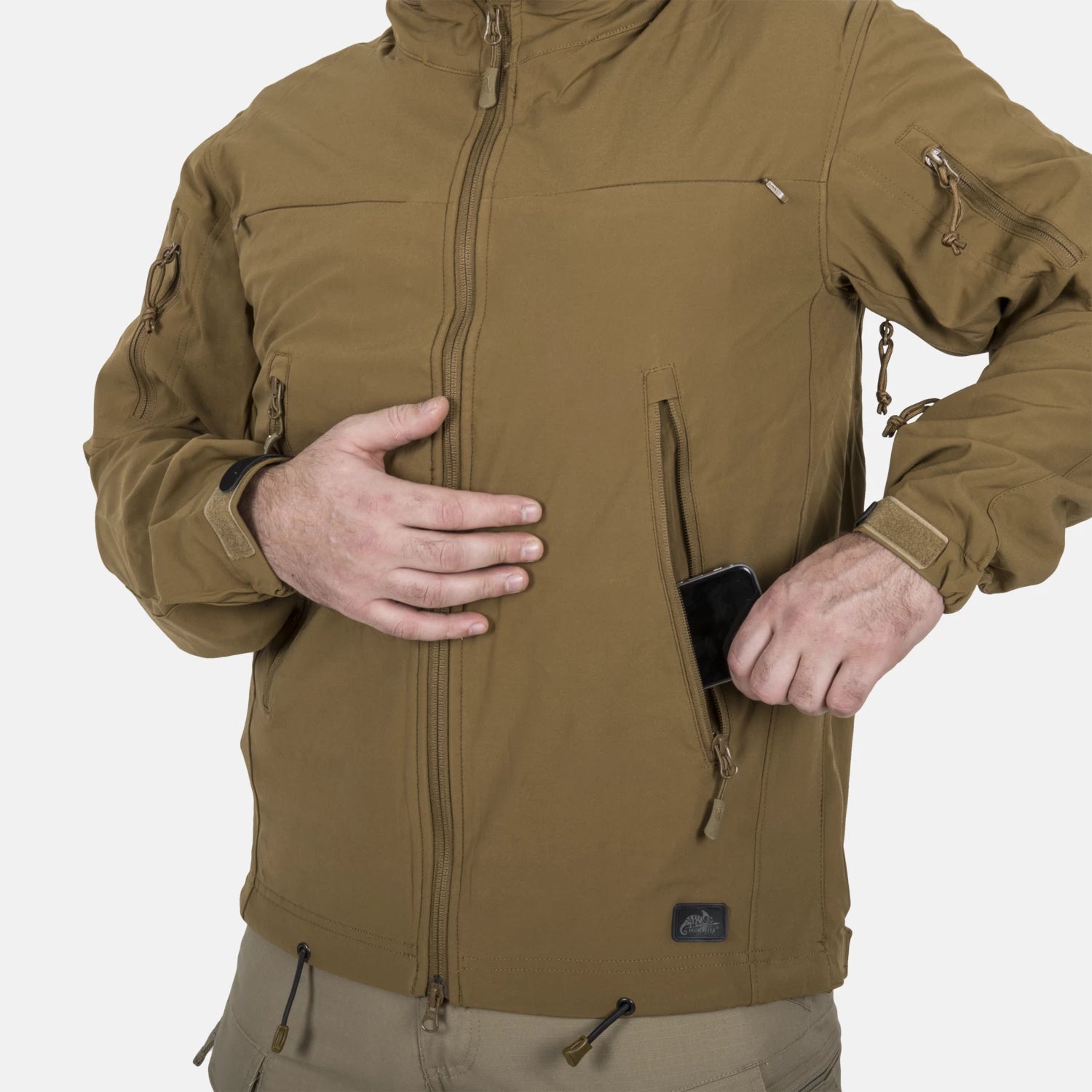Helikon-Tex COUGAR QSA™ + HID™ Soft Shell bunda, čierna – detail 12