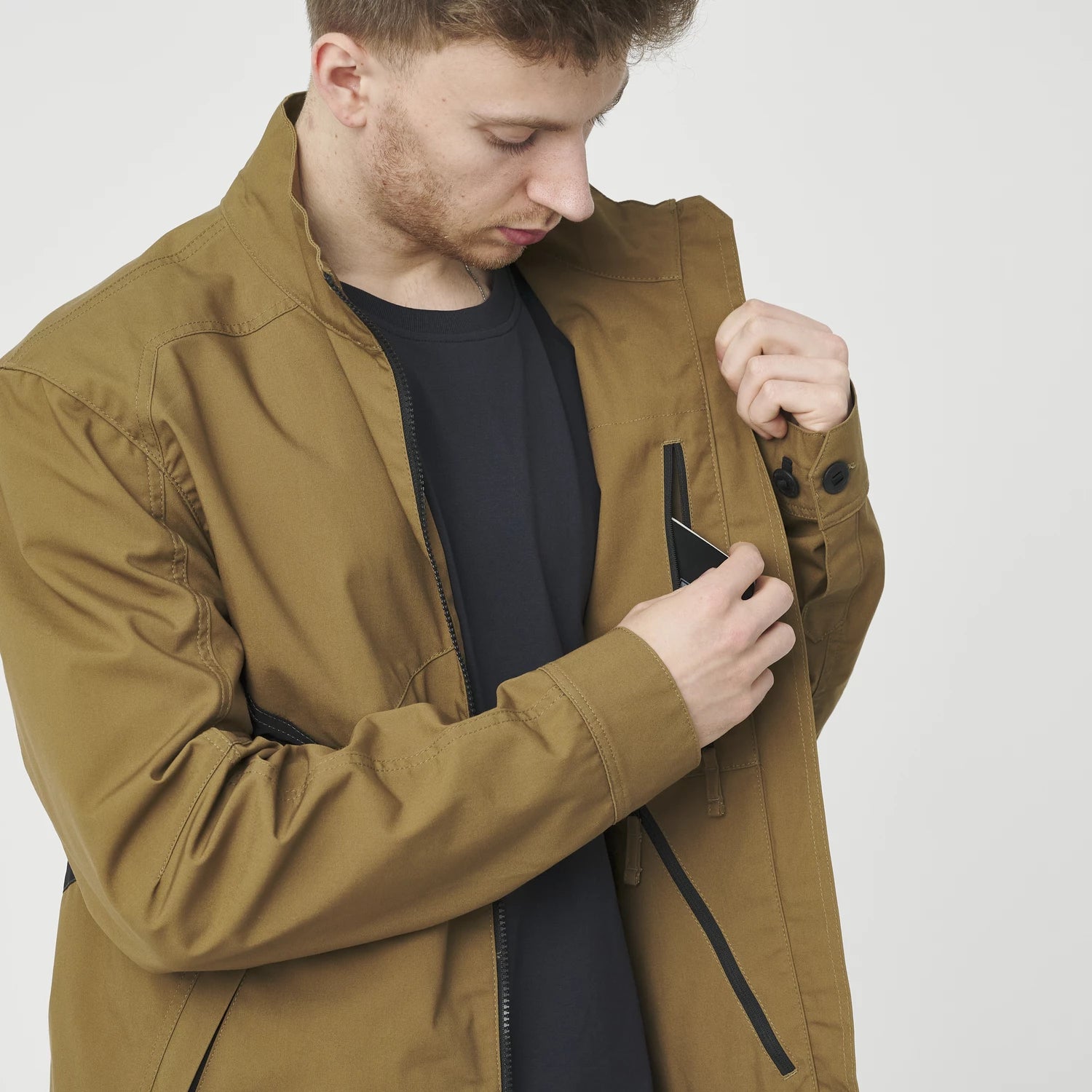 Helikon-Tex Greyman bunda, Coyote / Black – detail 4