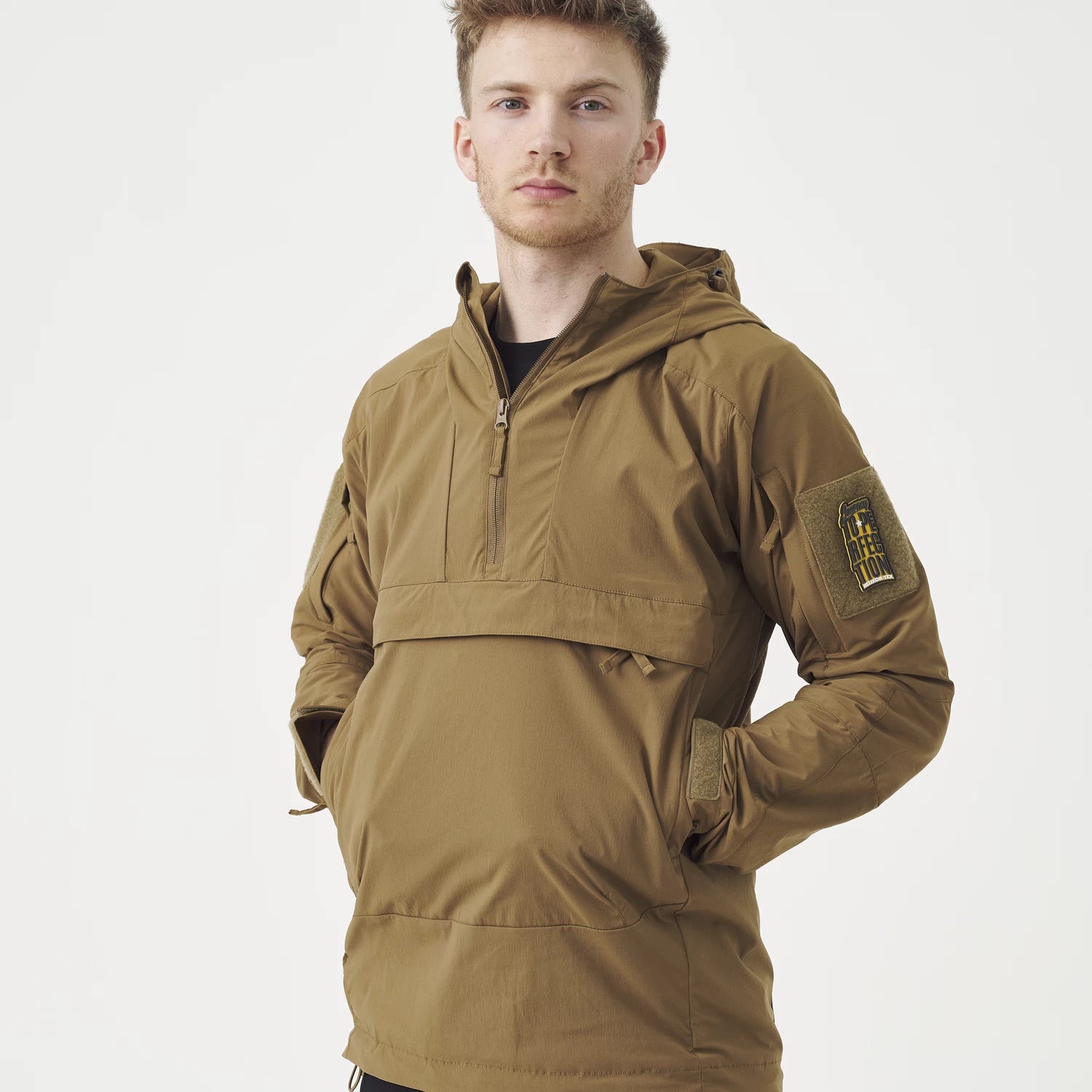 Helikon-Tex MISTRAL Soft Shell anorak bunda, PenCott Wildwood – detail 2