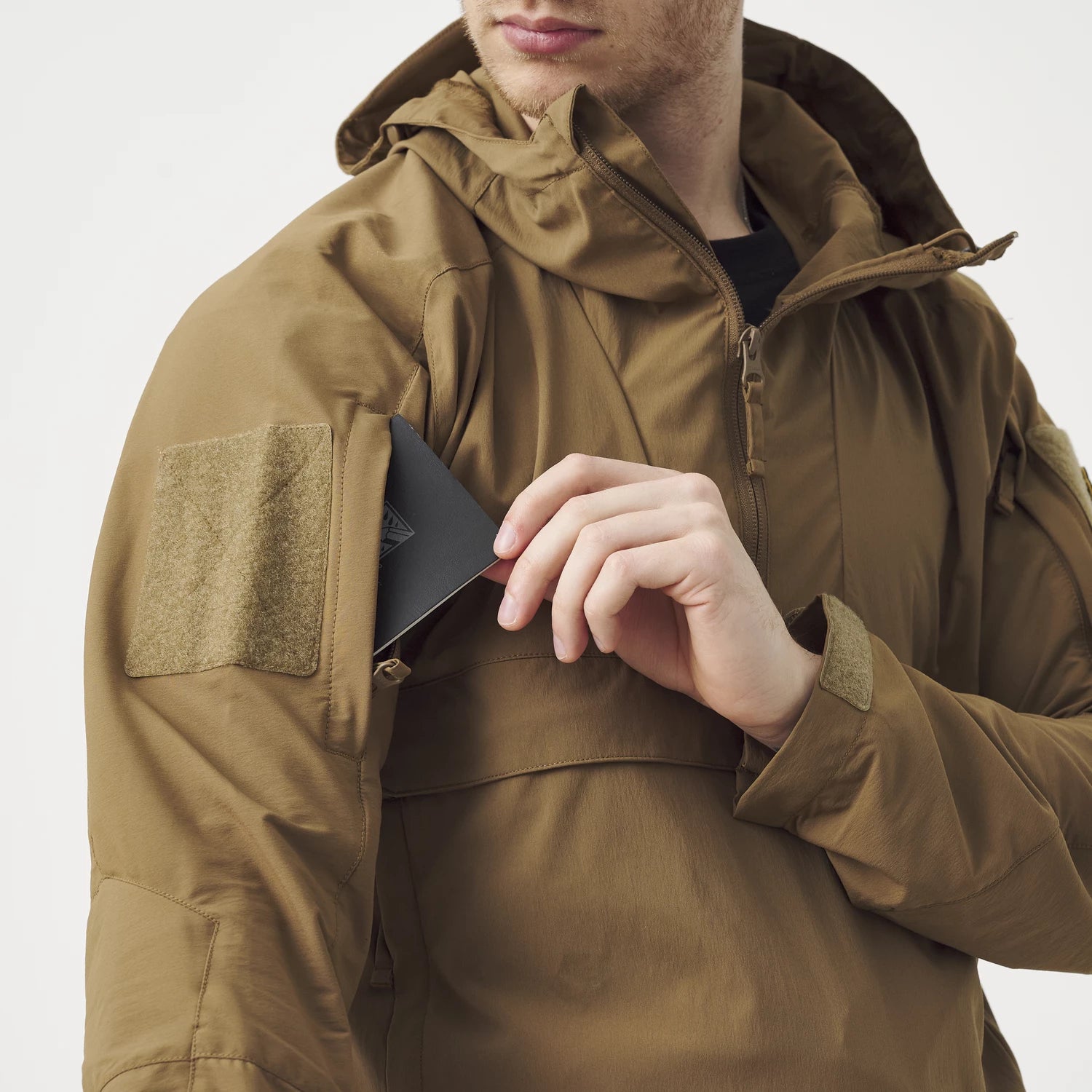 Helikon-Tex MISTRAL Soft Shell anorak bunda, Adaptive Green – detail 4
