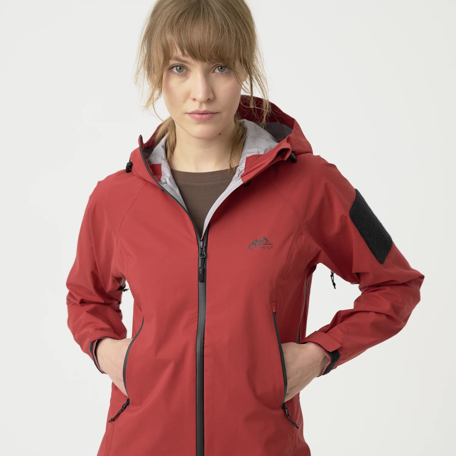 Helikon-Tex SQUALL Hardshell bunda dámska TorrentStretch, Taiga Green – detail 13