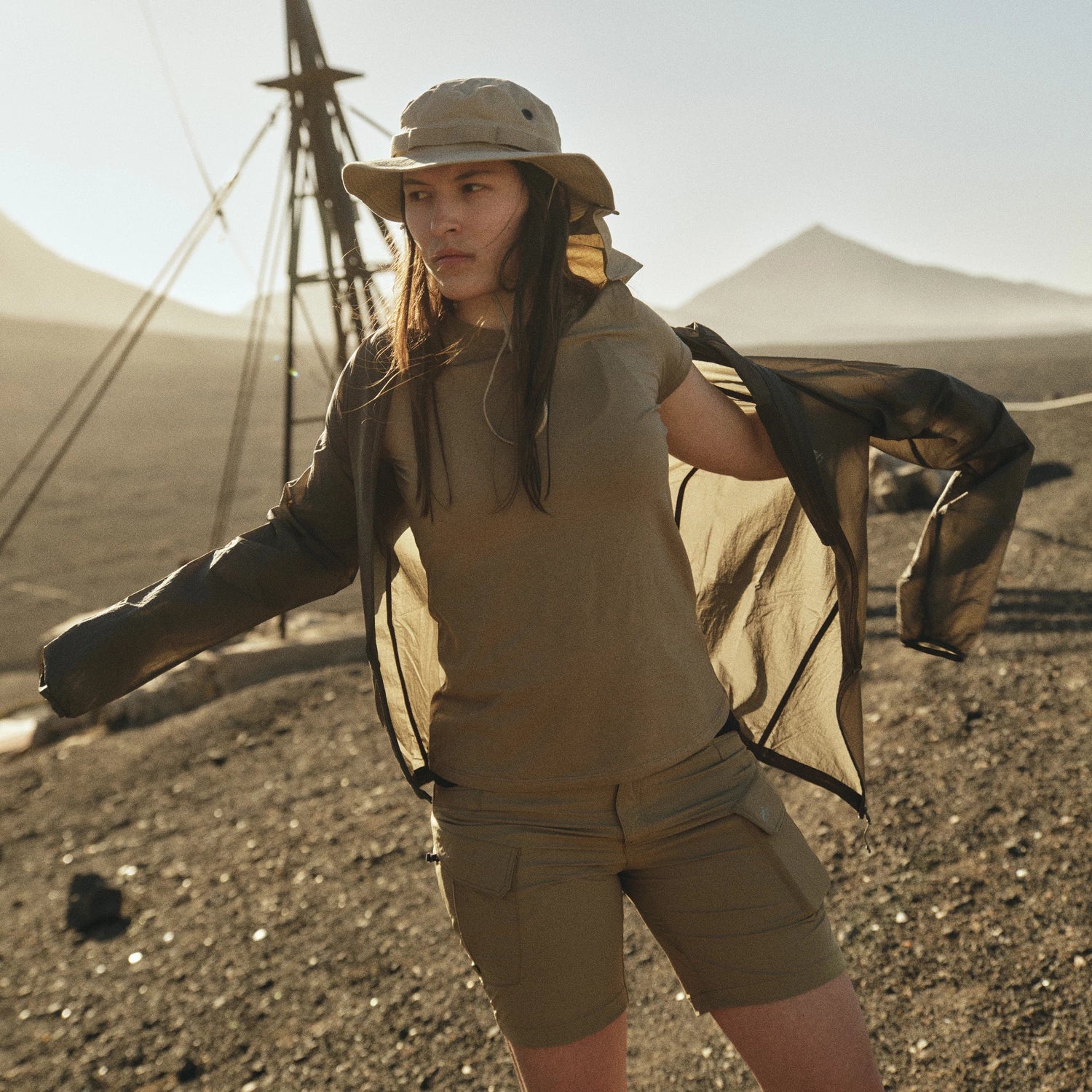 Helikon-Tex TRAMONTANE bunda JACKET, woodland – v použití 2