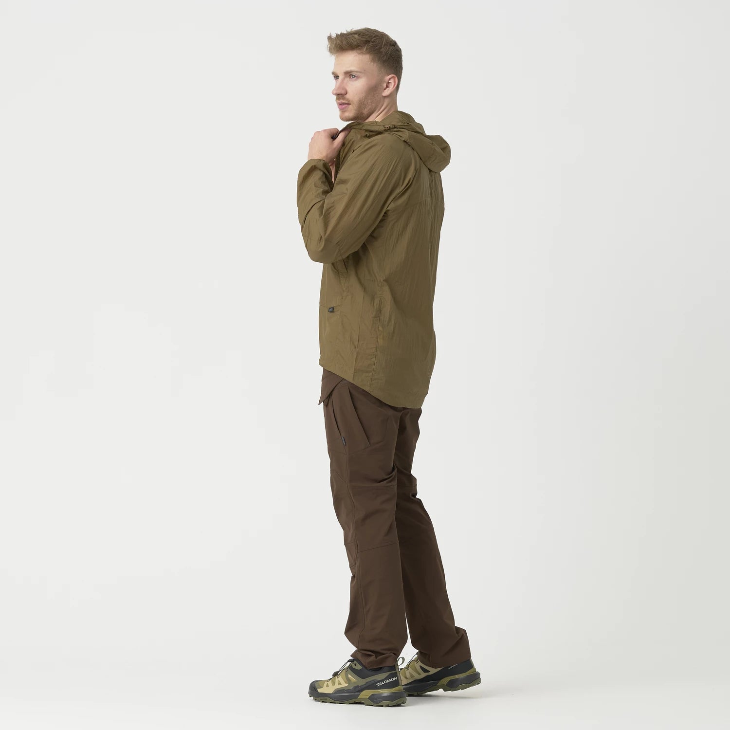 Helikon-Tex WINDRUNNER vetrovka WindPack Nylon, US Woodland – detail 1