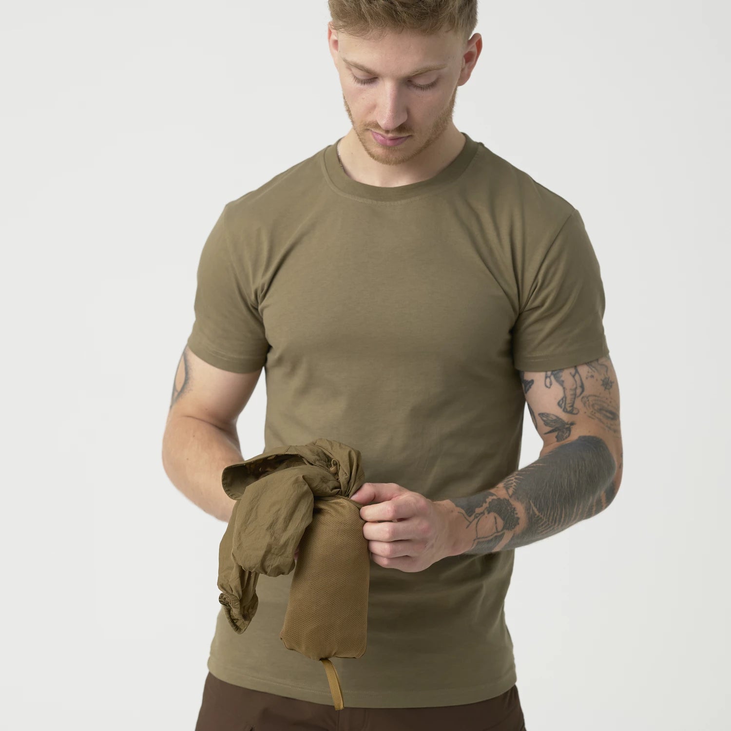 Helikon-Tex WINDRUNNER vetrovka WindPack Nylon, Alpha Green – detail 6