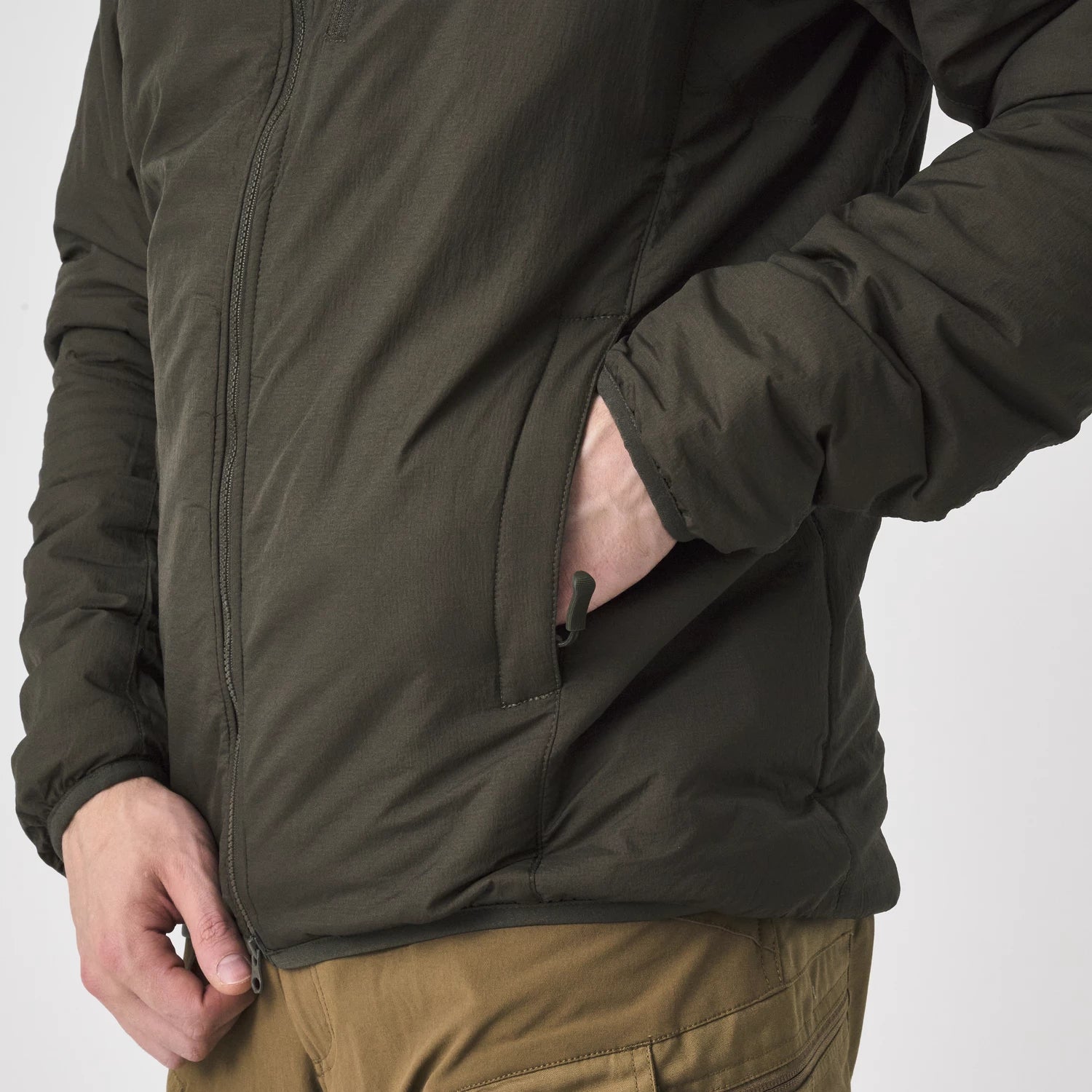 Helikon-Tex WOLFHOUND bunda s kapucňou Climashield Apex, Shadow Grey – detail 4
