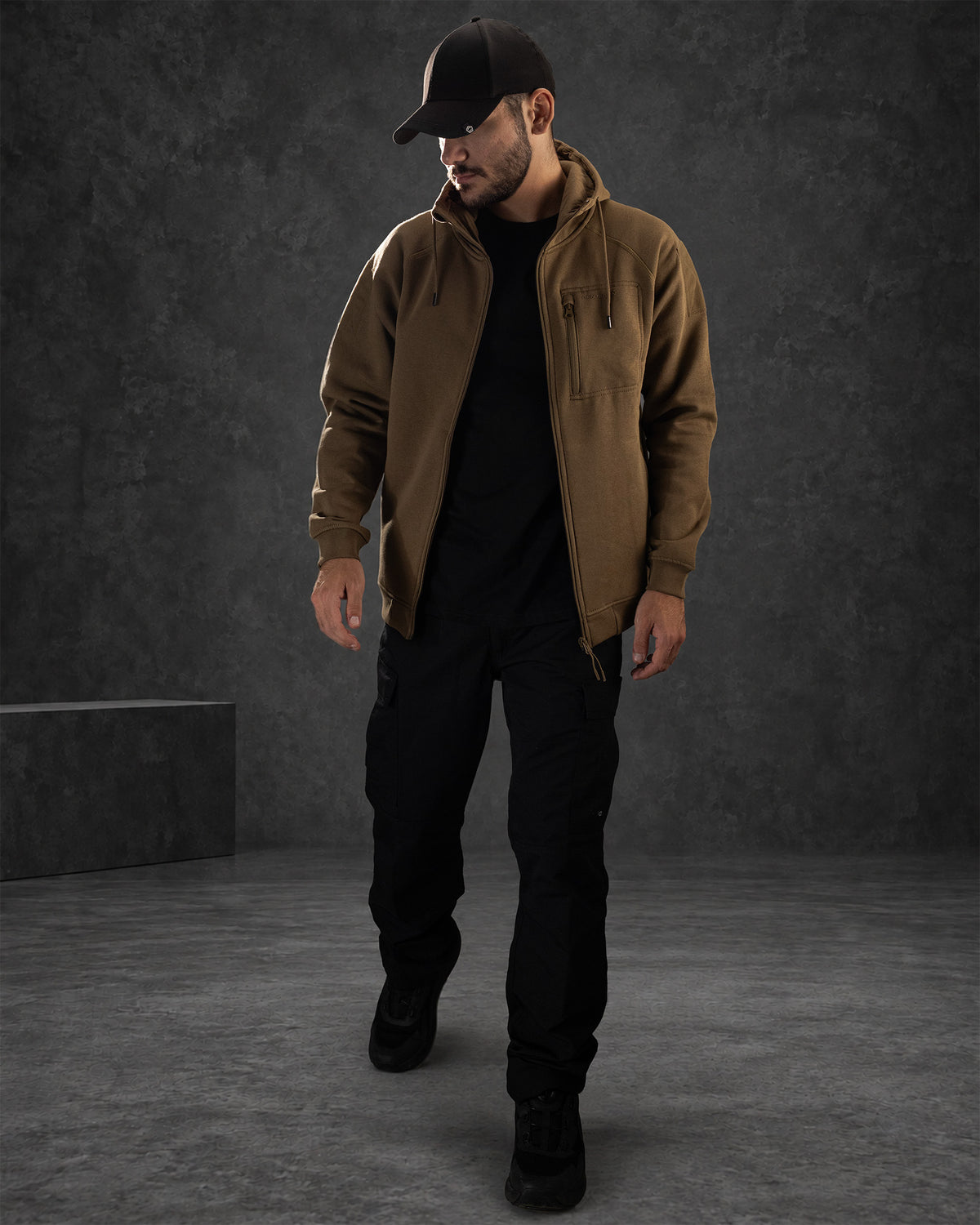 Pentagon Kapuzenpullover Leonidas 2.0, grau