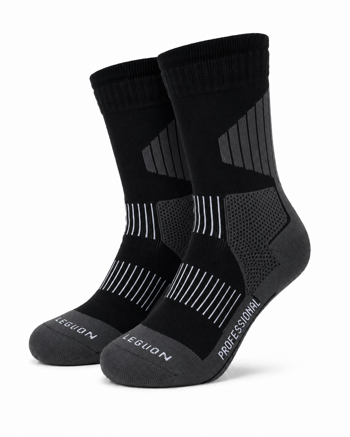 Leguon Solux MidSeason nogavice, črne