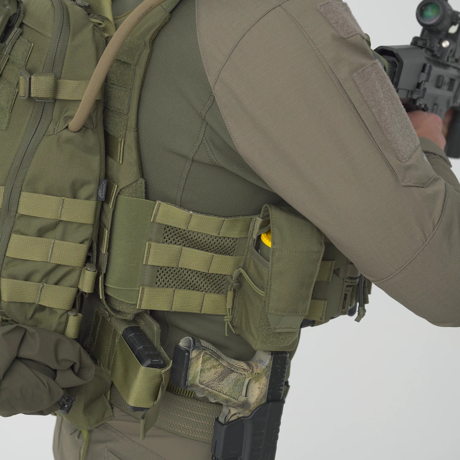 Helikon-Tex PL Woodland dvojité horizontálne puzdro na zásobníky – detail 5