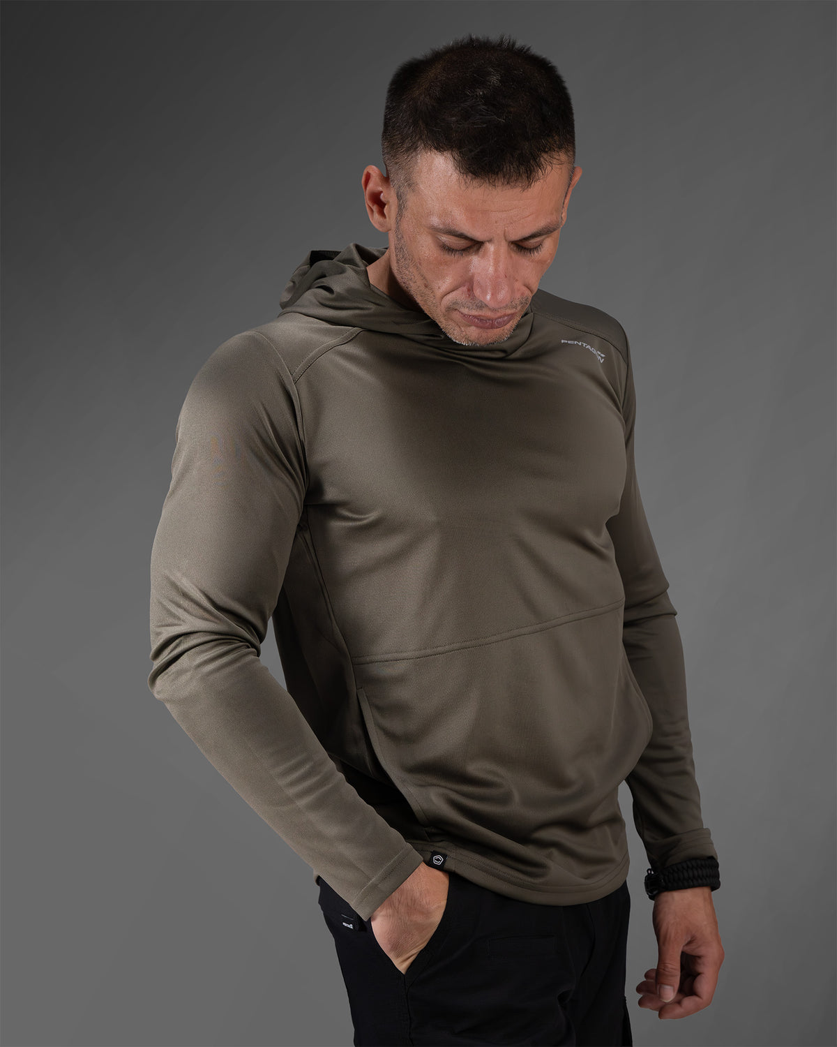 Pentagon T-Shirt Orion Activity, cinder grey