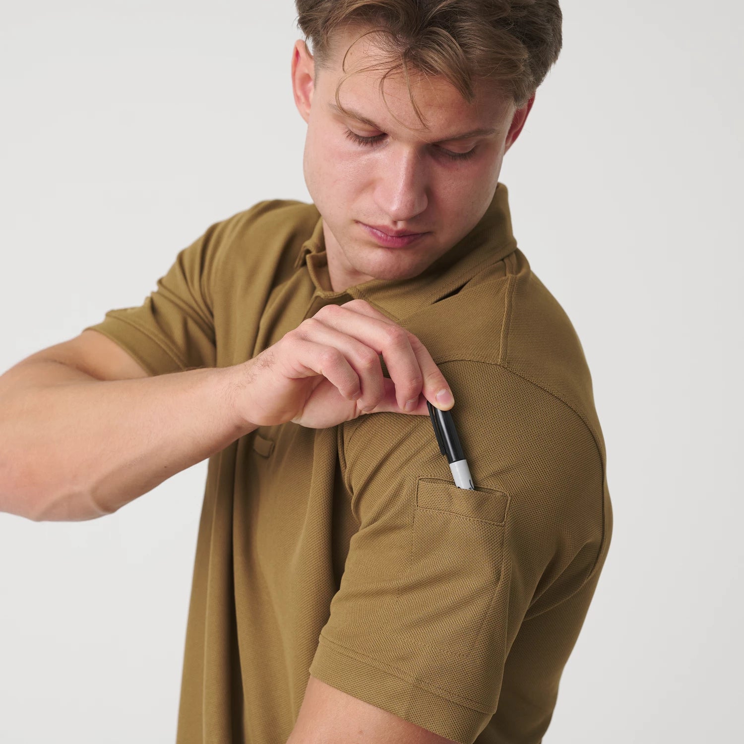 Helikon-Tex UTL polokošeľa Top Cool TopCool, Coyote – detail 7