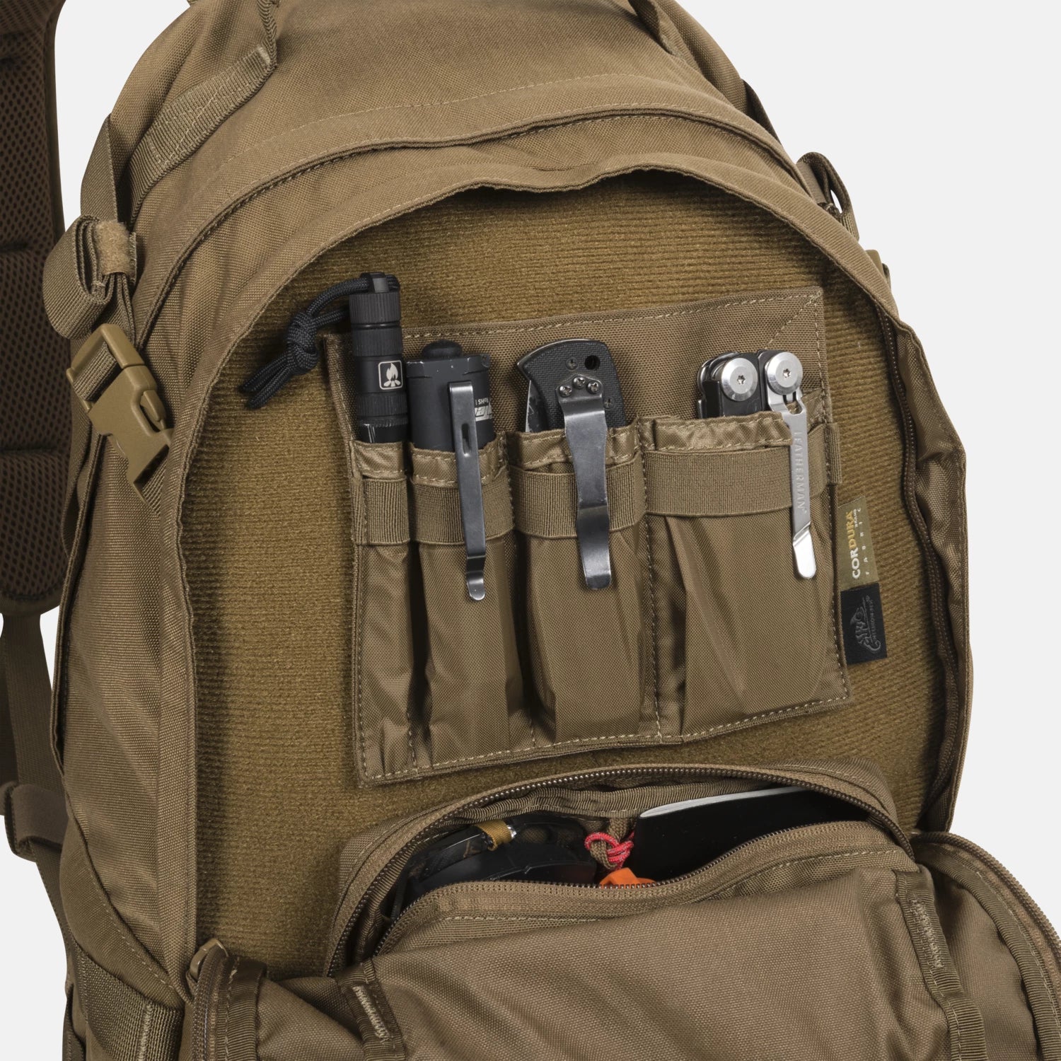 Helikon-Tex EDC batoh Cordura, Earth Brown / Clay – detail 4