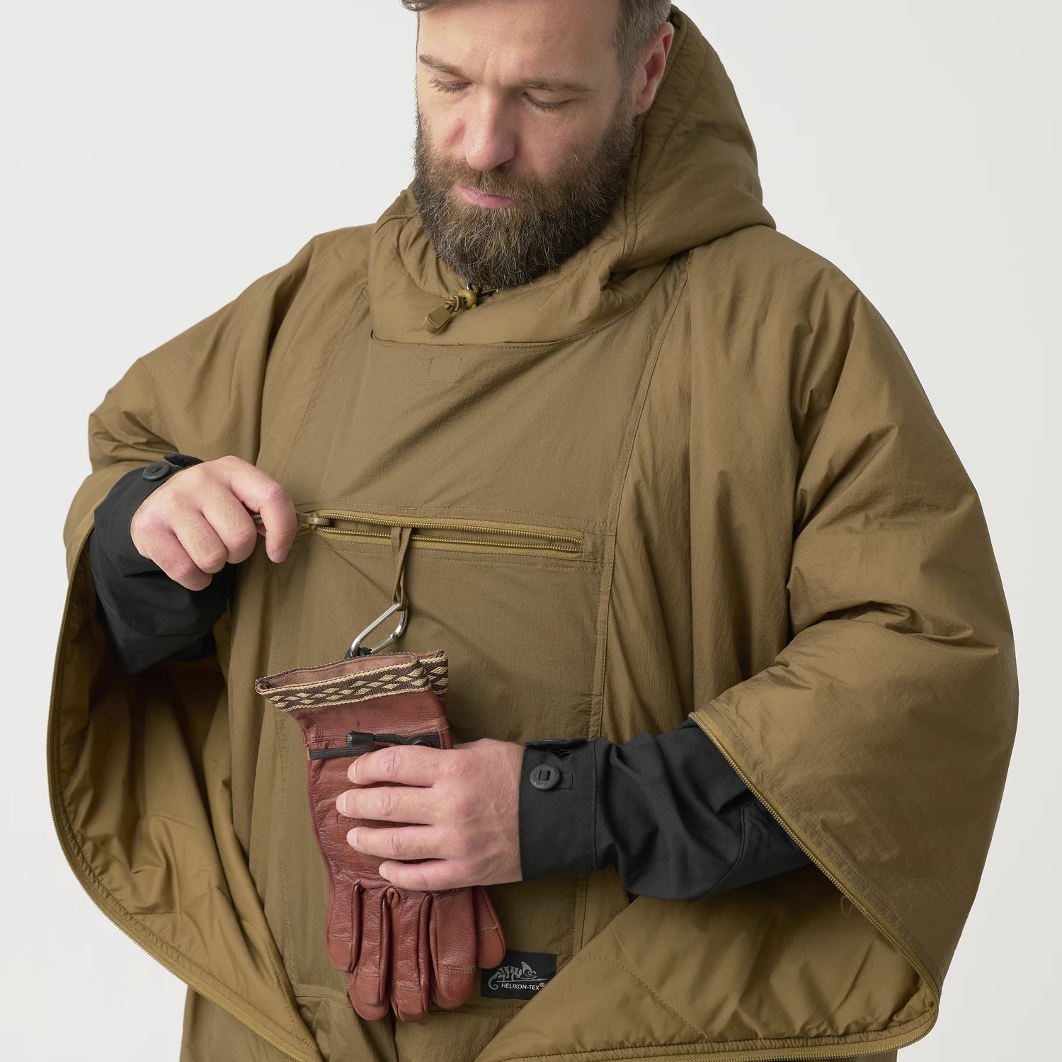 Helikon-Tex SWAGMAN ROLL pončo, Aqua Blue – detail 4
