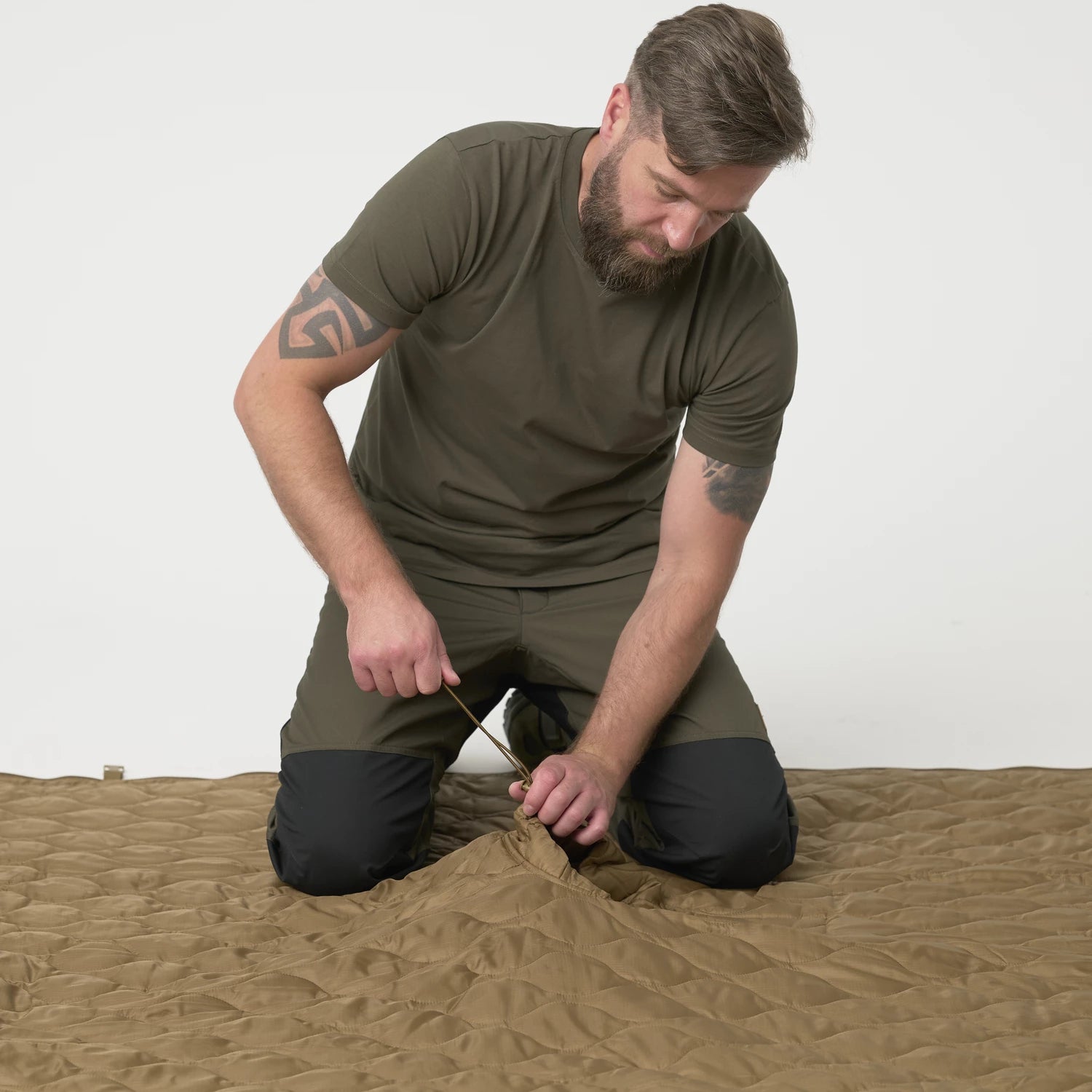 Helikon-Tex SWAGMAN ROLL Basic vložka do ponča, Coyote – detail 2