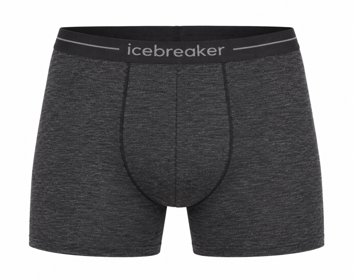 Icebreaker Anatomica Herren-Boxershorts, dunkelgrau