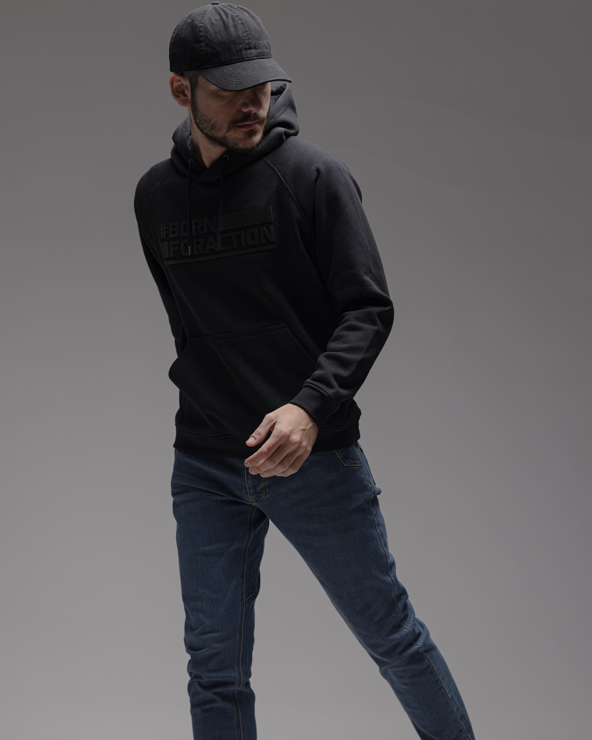 Pentagon Kapuzenpullover Born For Action, schwarz