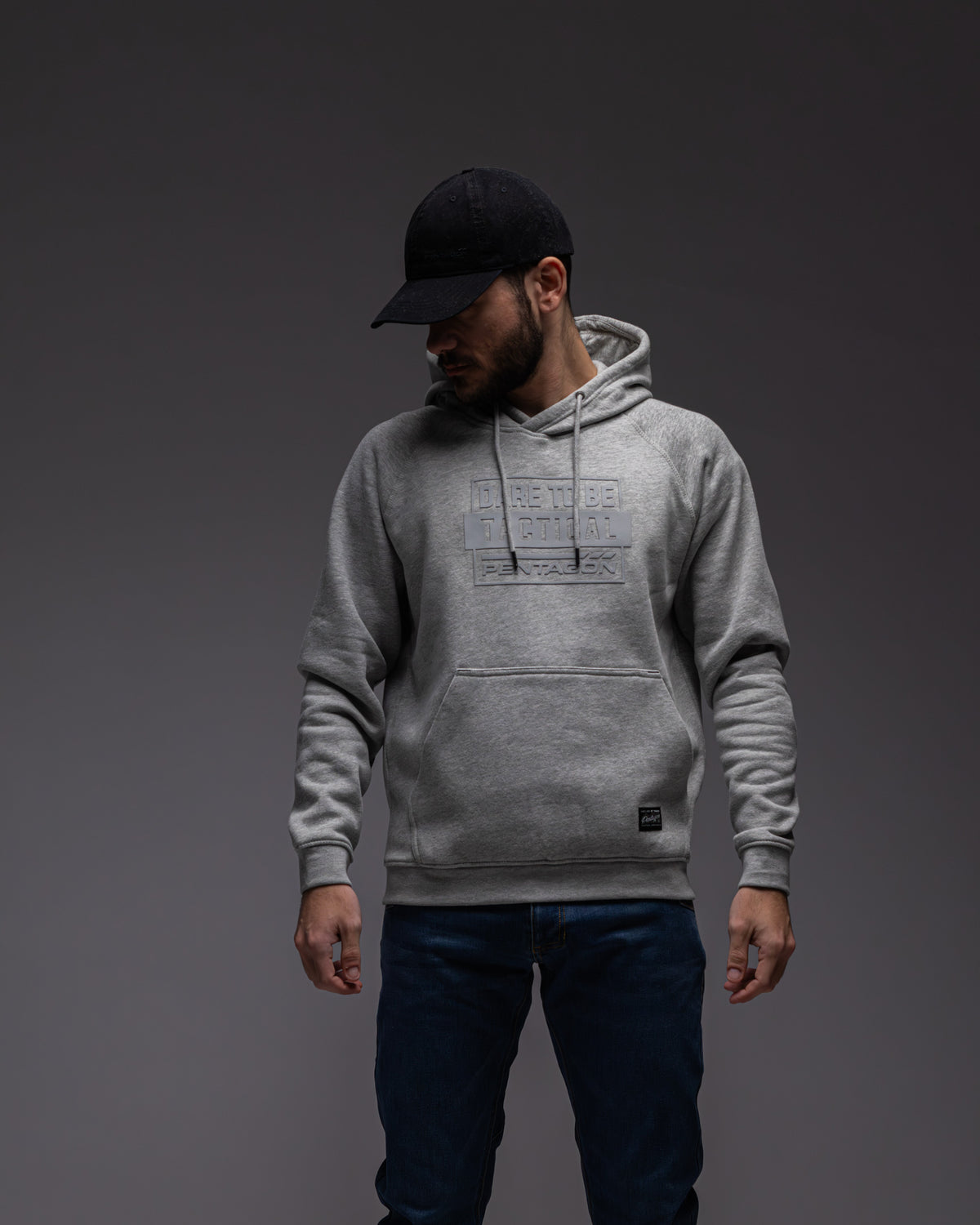 Pentagon Kapuzenpullover Dare To Be Tactical, schwarz
