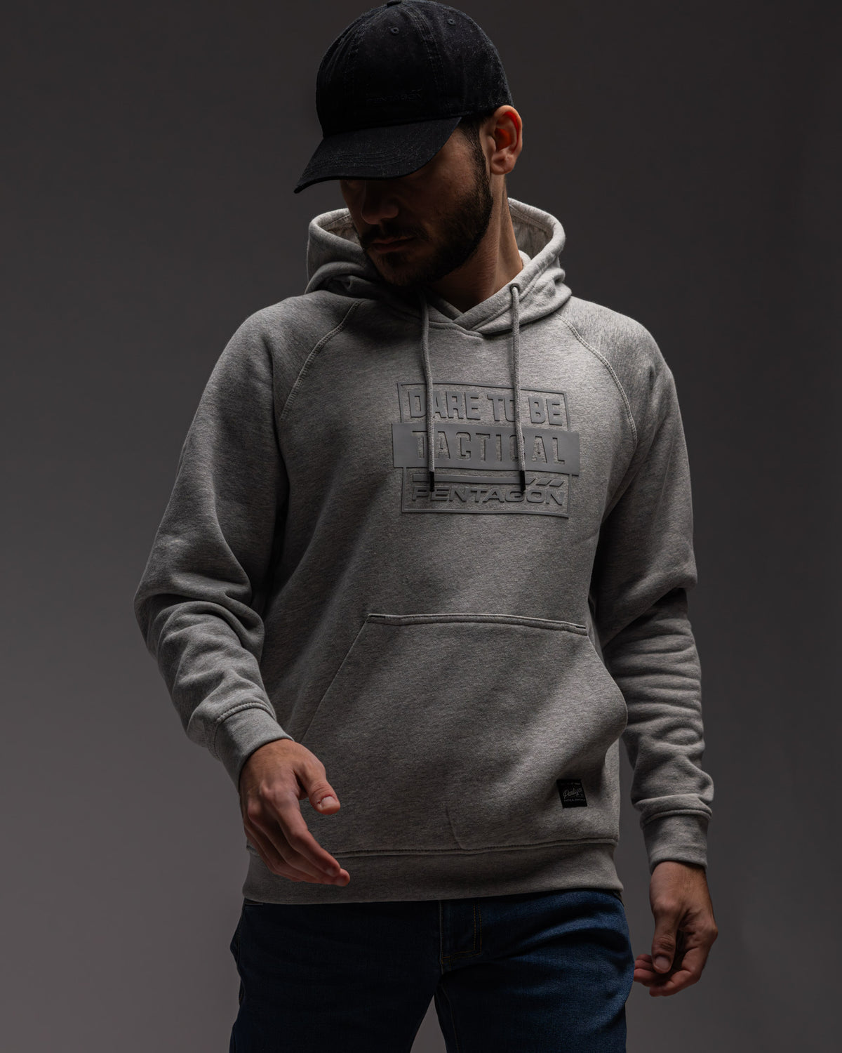 Pentagon Kapuzenpullover Dare To Be Tactical, schwarz