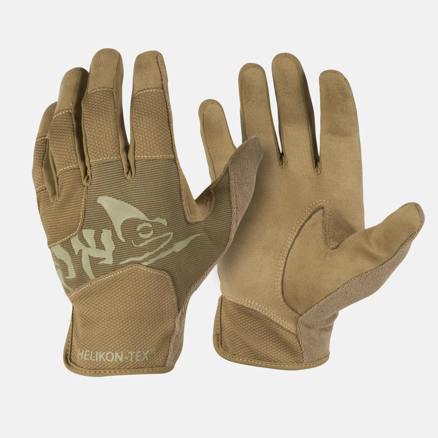 Helikon-Tex All Round Fit Tactical Gloves® rukavice taktické, Coyote / Adaptive Green A – detail