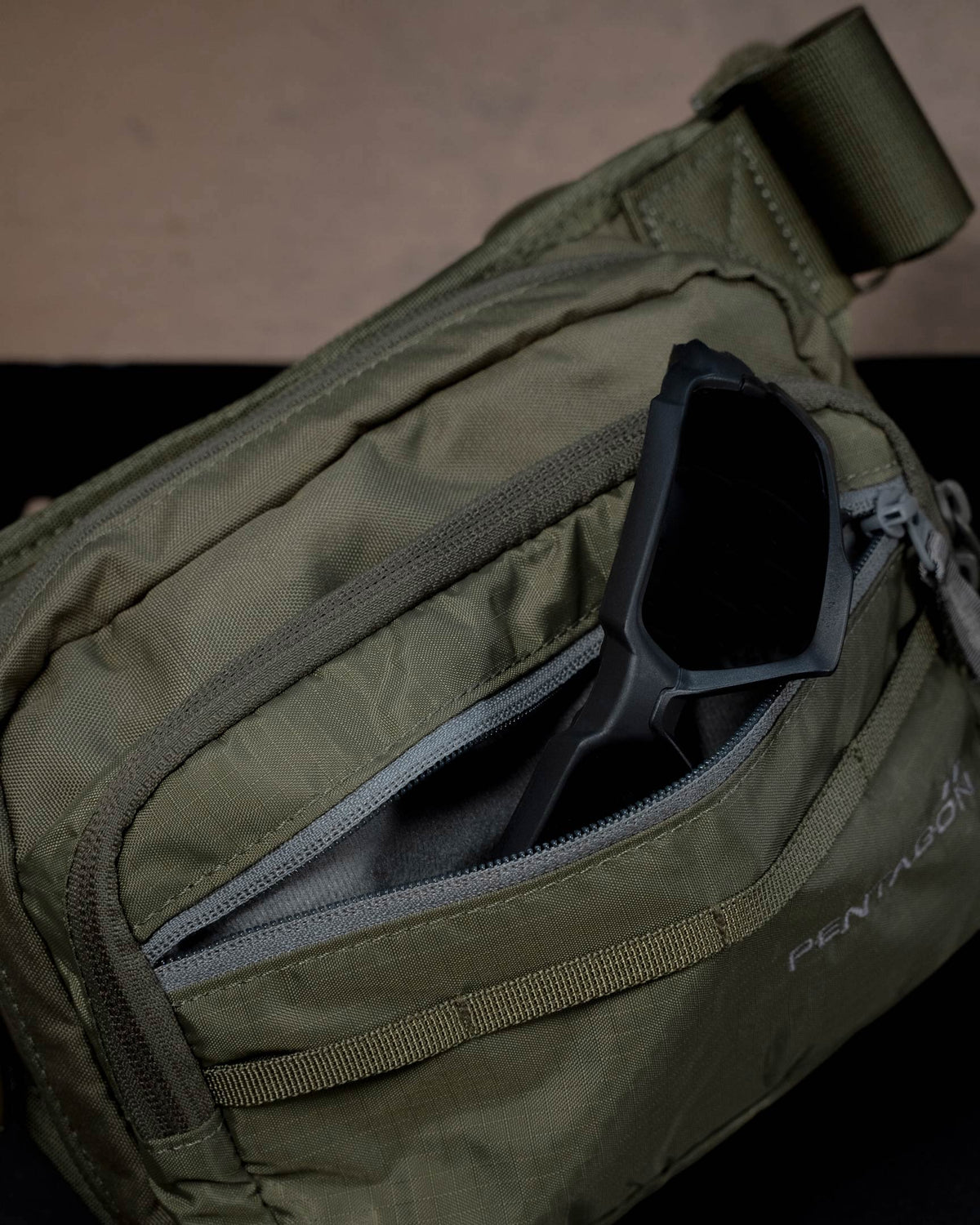 Pentagon Hüfttasche Runner, schwarz