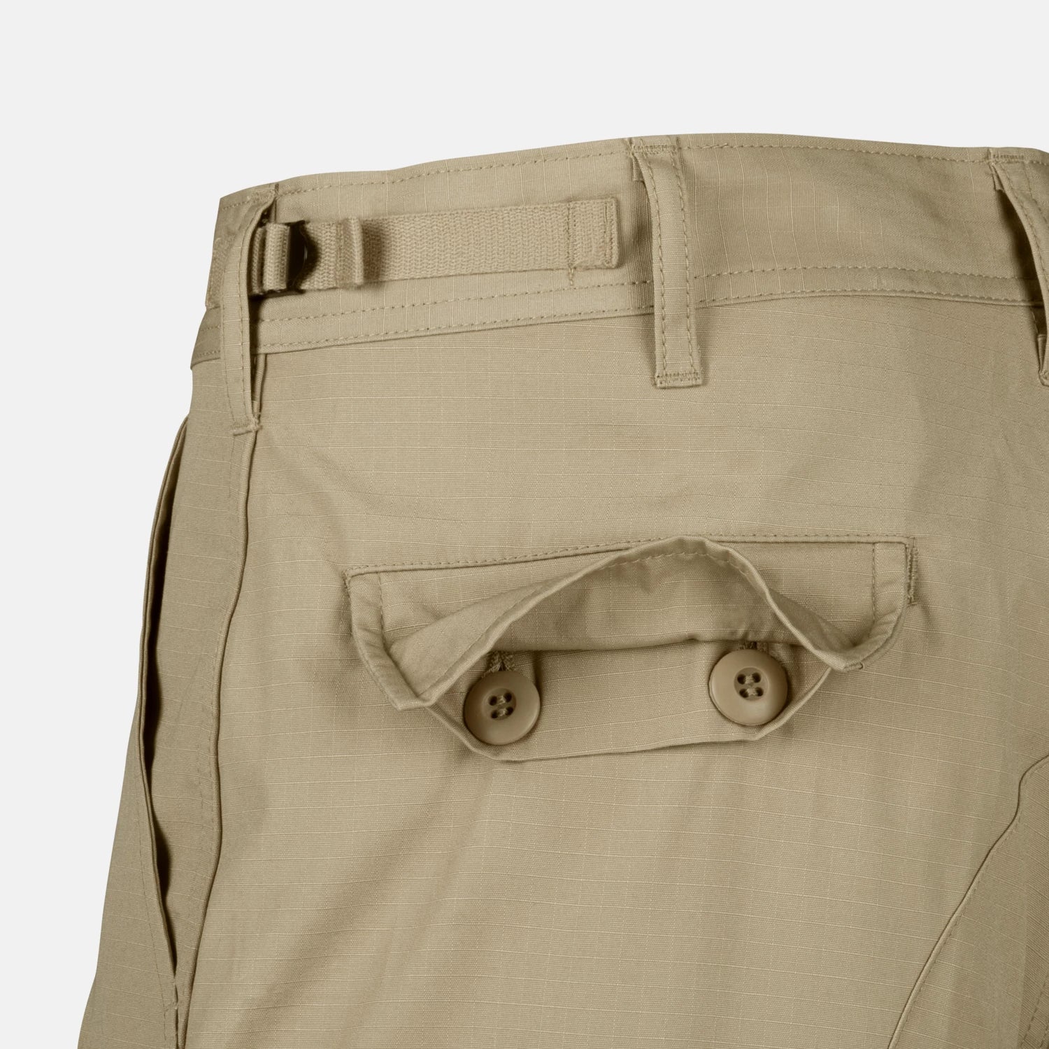 Helikon-Tex BDU krátke nohavice bavlnené ripstop, béžové – detail 5