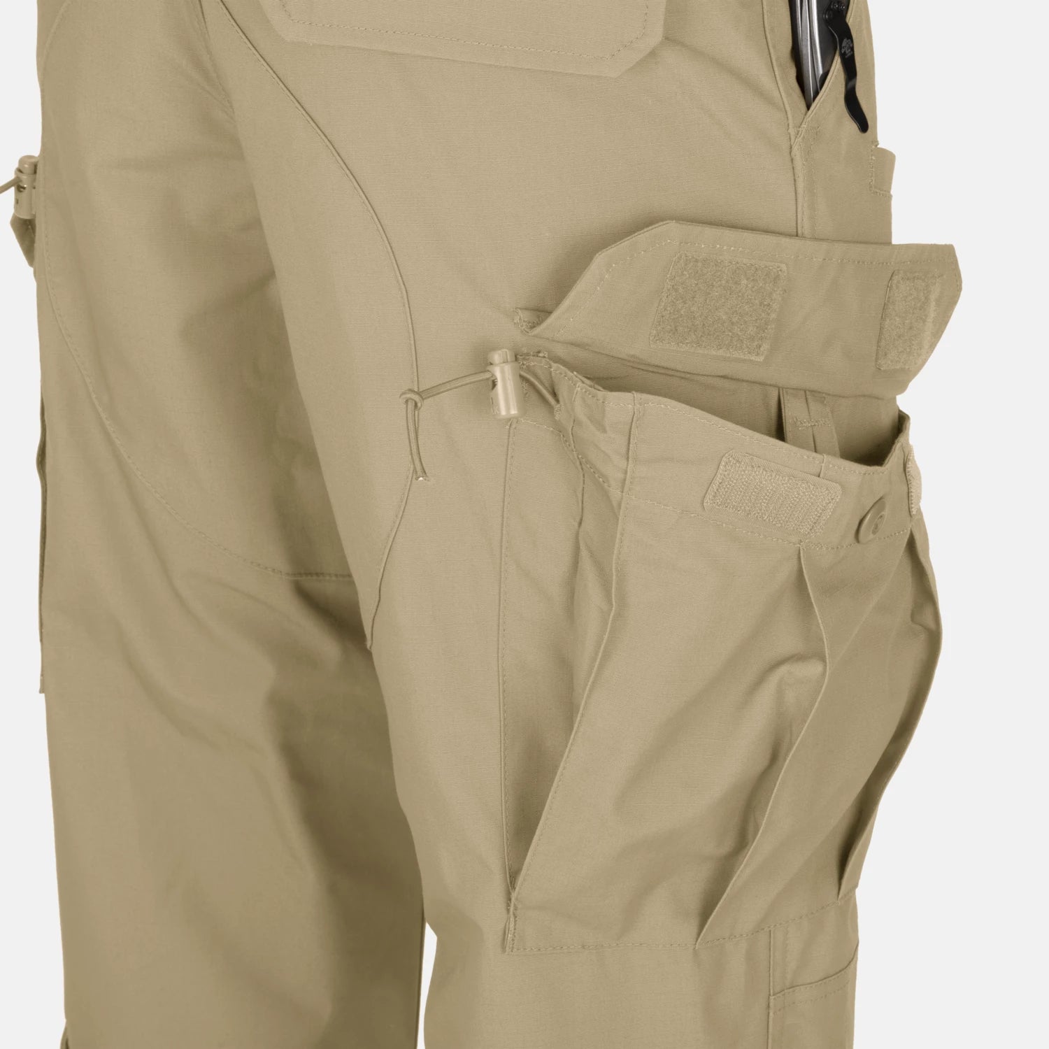 Helikon-Tex CPU nohavice Cotton Ripstop, Khaki – detail 4