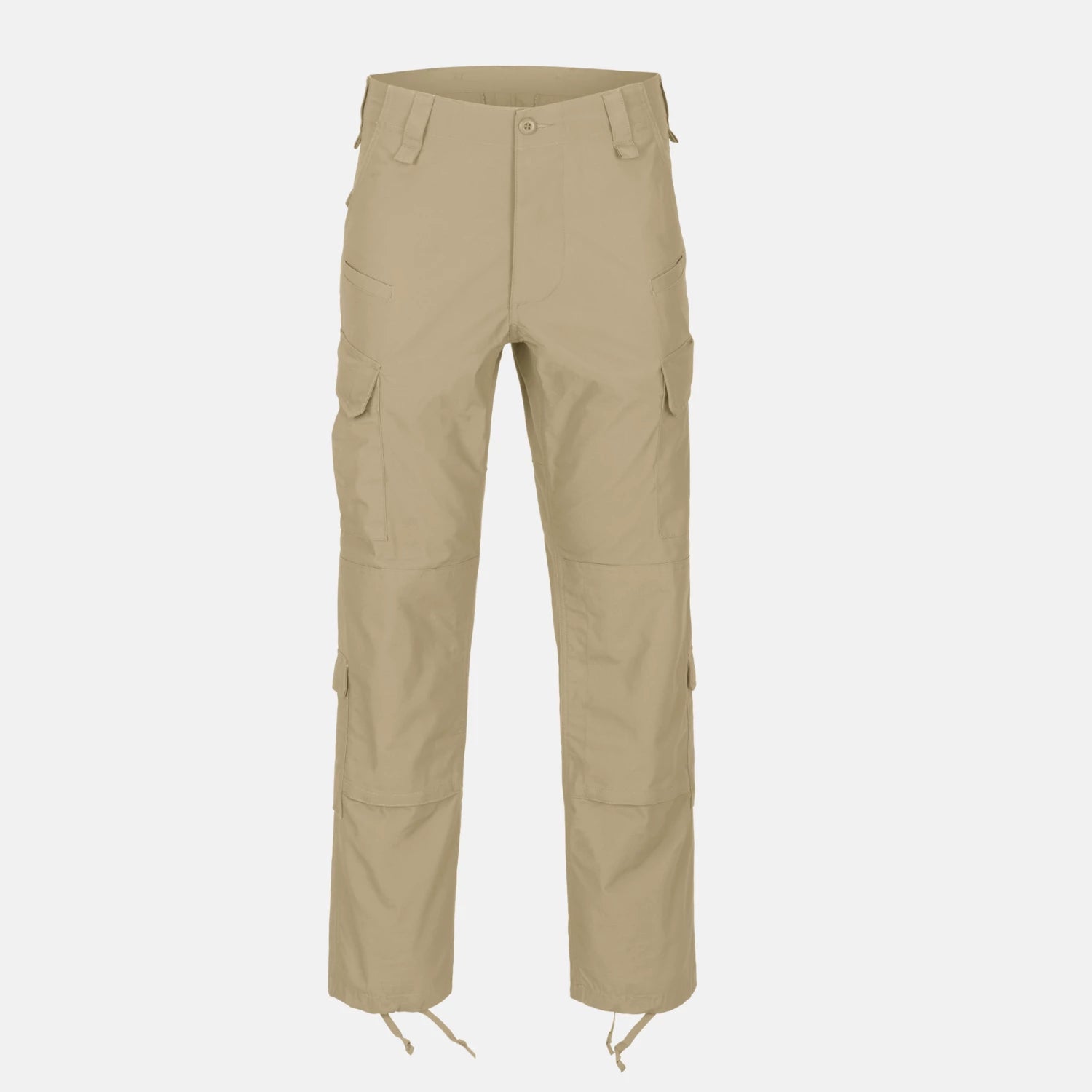 Helikon-Tex CPU nohavice Cotton Ripstop, Khaki – predná strana