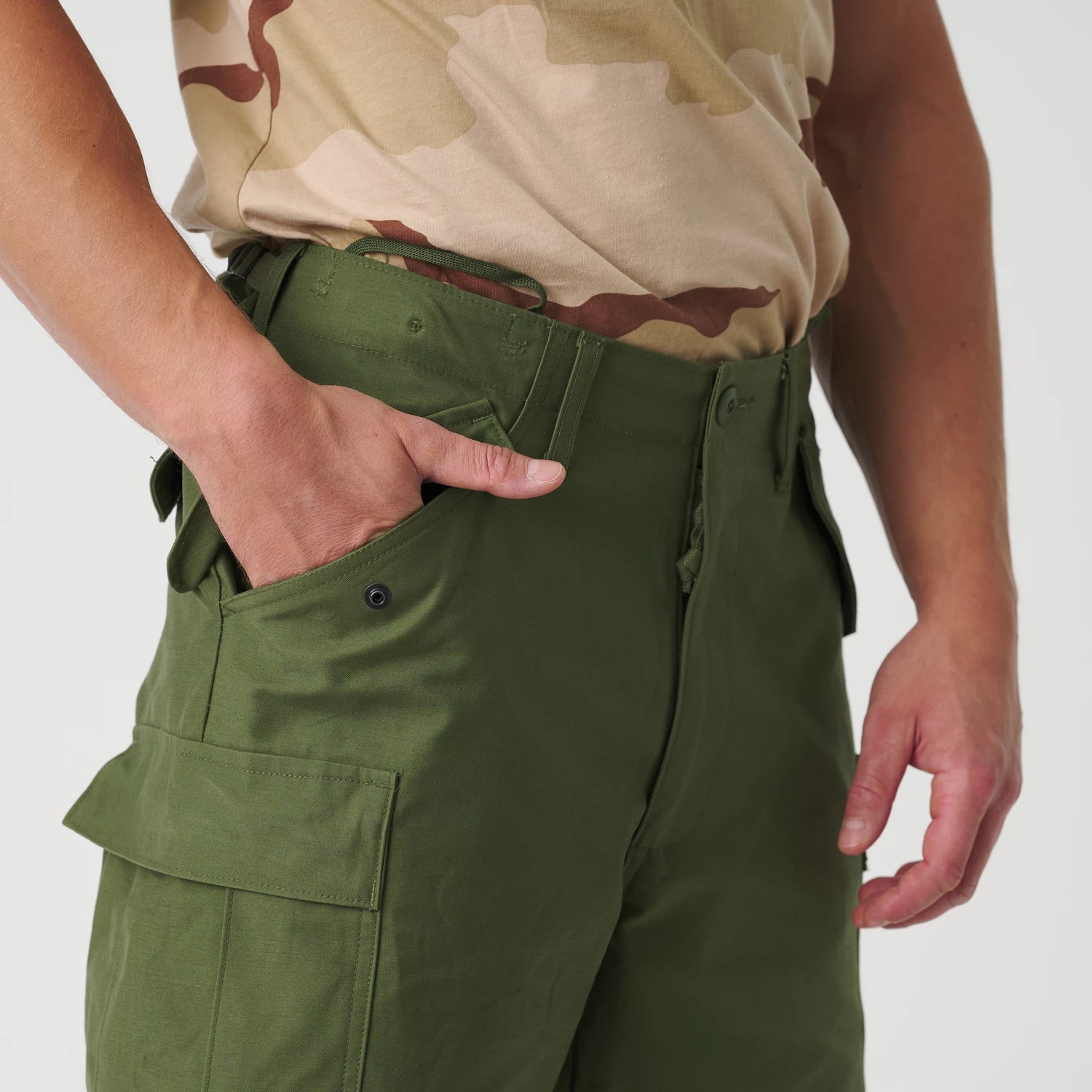 Helikon-Tex M65 nohavice Nyco Sateen, US Woodland – detail 6