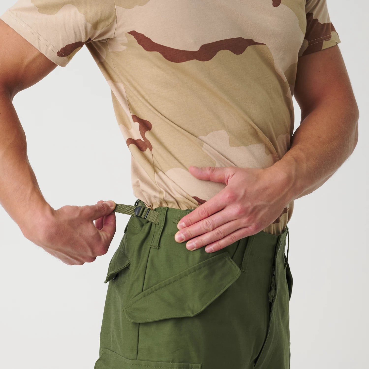 Helikon-Tex M65 nohavice Nyco Sateen, US Woodland – detail 10