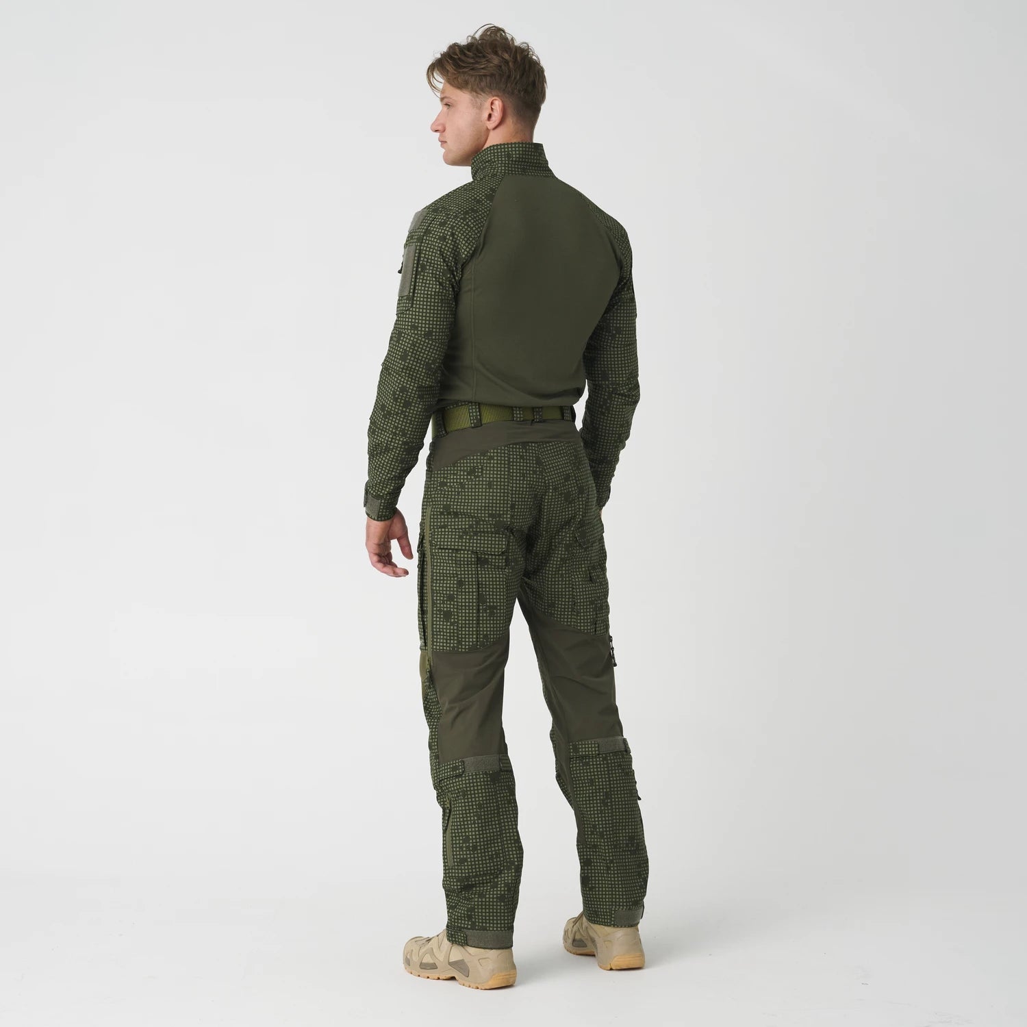 Helikon-Tex MCDU nohavice, Desert Night Camo / Olive Green – detail 3