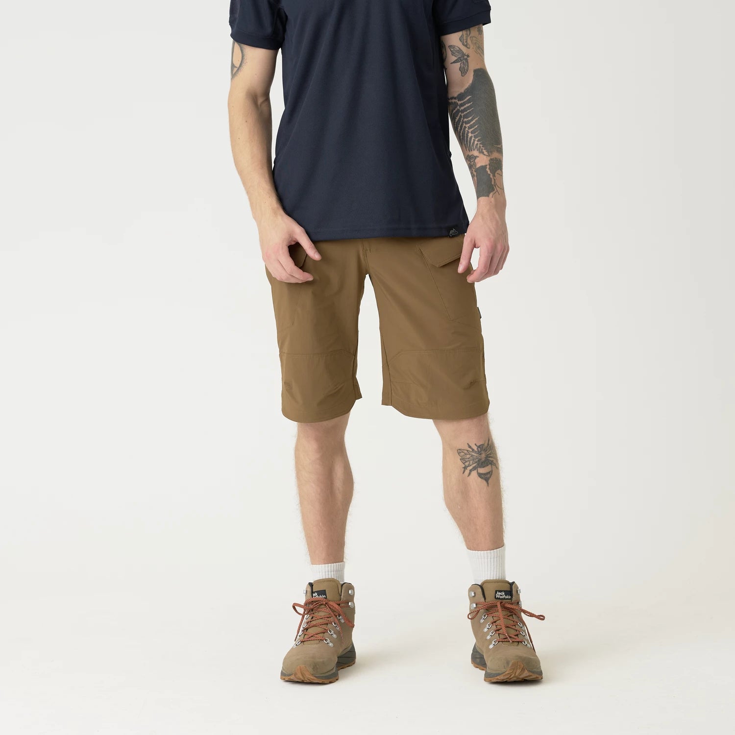 Helikon-Tex OTS 11" šortky VersaStretch taktické outdoorové Versa Stretch Lite, Khaki – detail 1