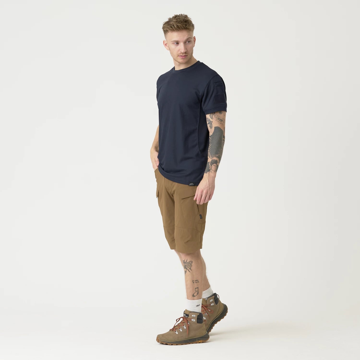 Helikon-Tex OTS 11" šortky taktické outdoorové VersaStretch Lite, Black – detail 4
