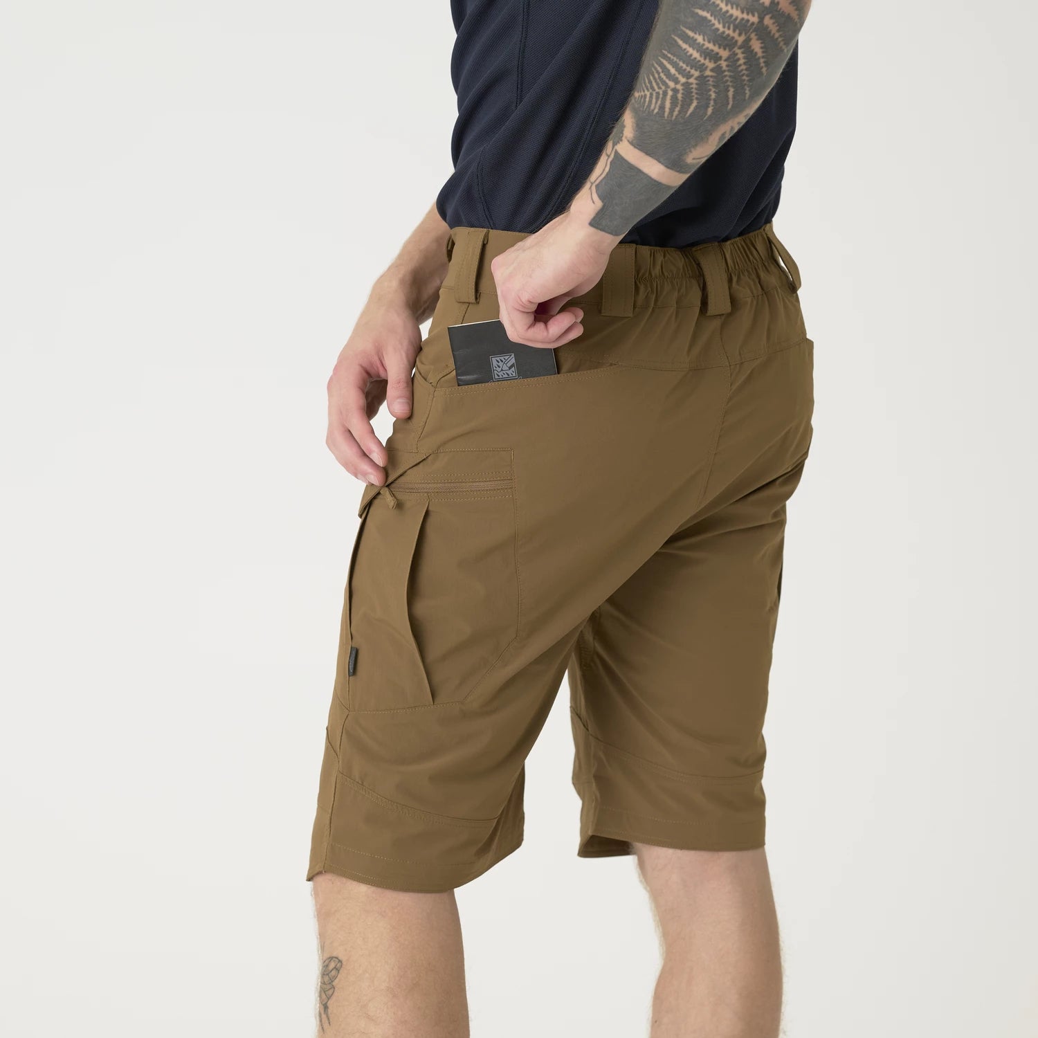 Helikon-Tex OTS 11" šortky VersaStretch taktické outdoorové Versa Stretch Lite, Khaki – detail 8