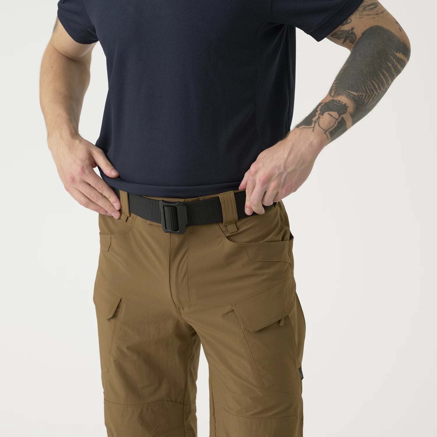 Helikon-Tex OTS 11" šortky VersaStretch taktické outdoorové Versa Stretch Lite, Khaki – detail 15