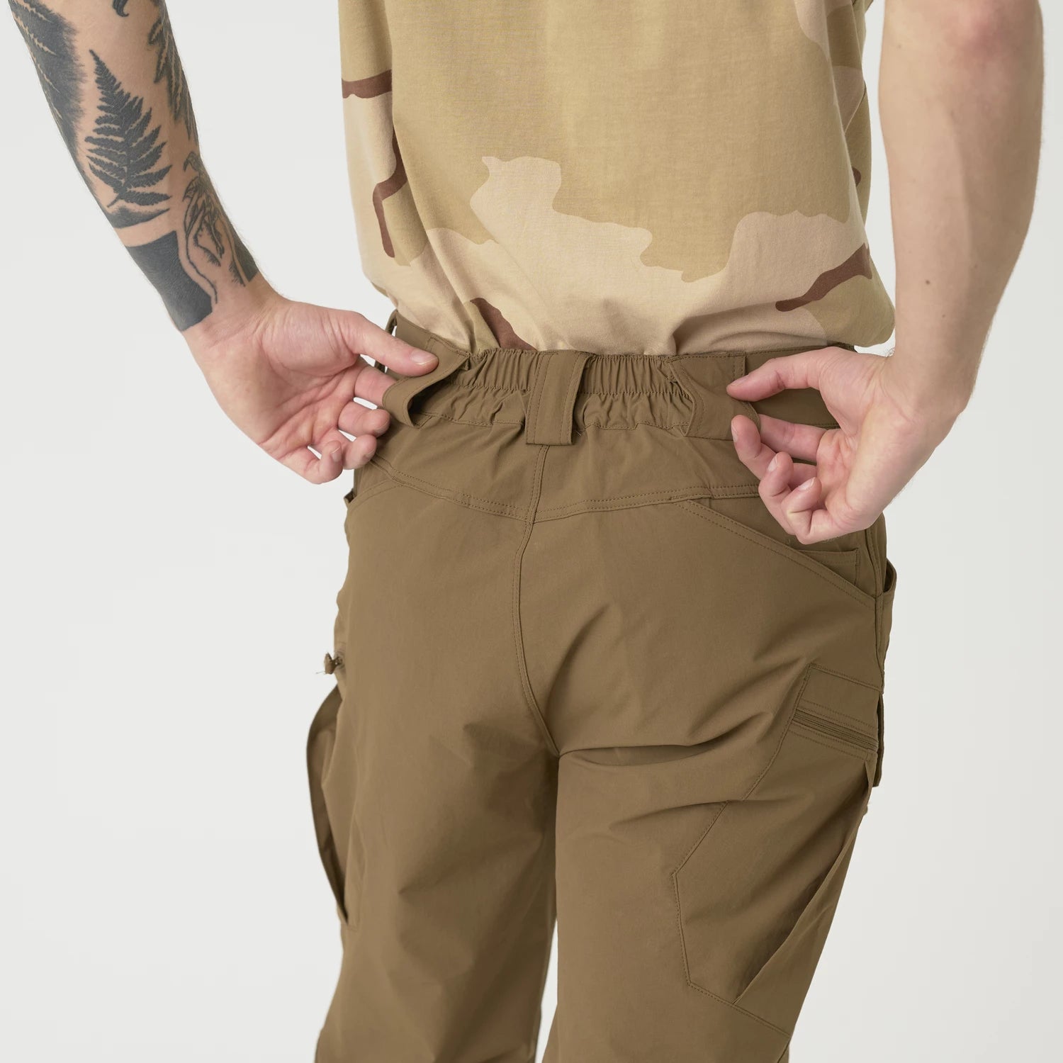 Helikon-Tex OTP nohavice VersaStretch taktické outdoorové Versa Stretch, Earth Brown – detail 16