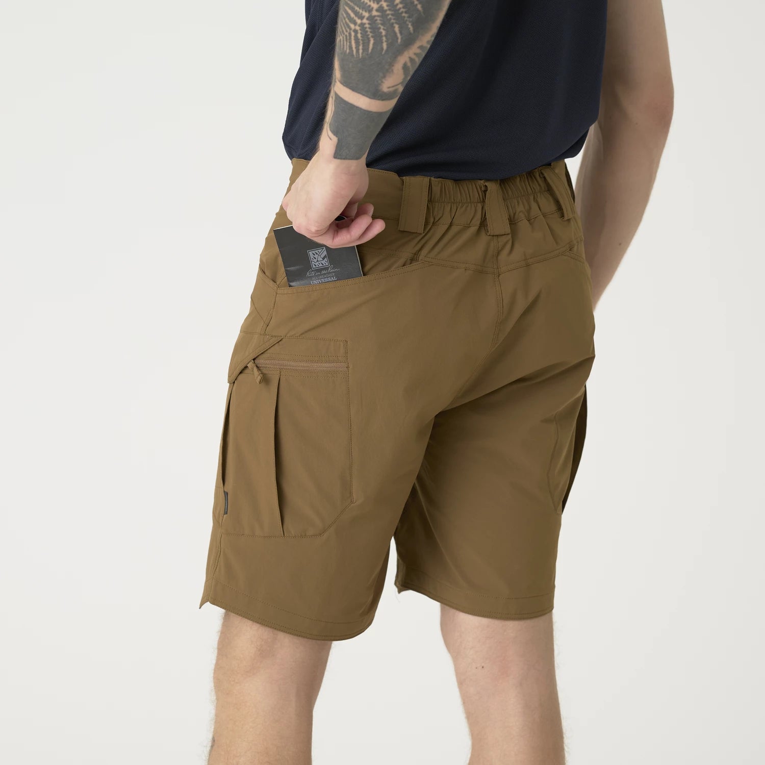 Helikon-Tex OTS 8.5" šortky VersaStretch taktické outdoorové Versa Stretch Lite, Black – detail 3