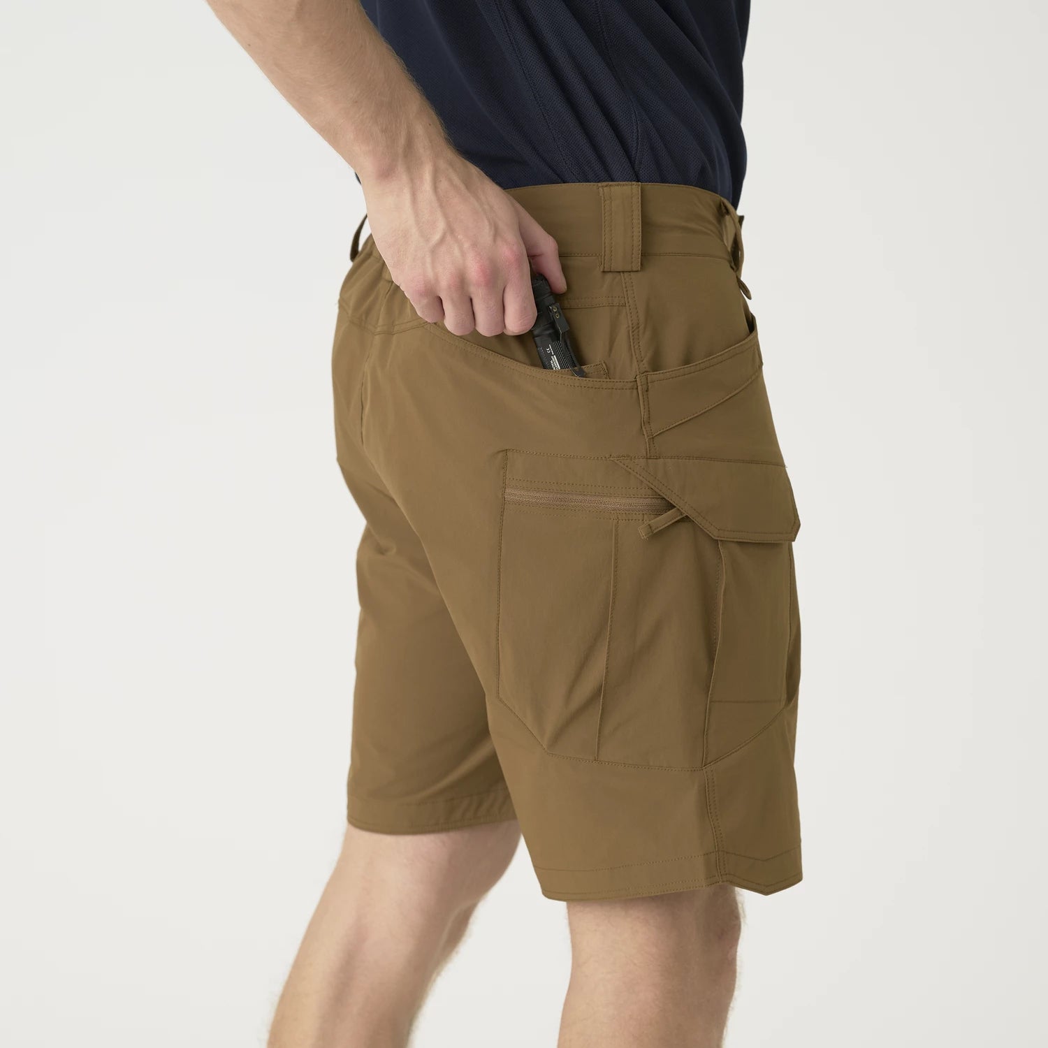 Helikon-Tex OTS 8.5" šortky VersaStretch taktické outdoorové Versa Stretch Lite, Olive Drab – detail 4