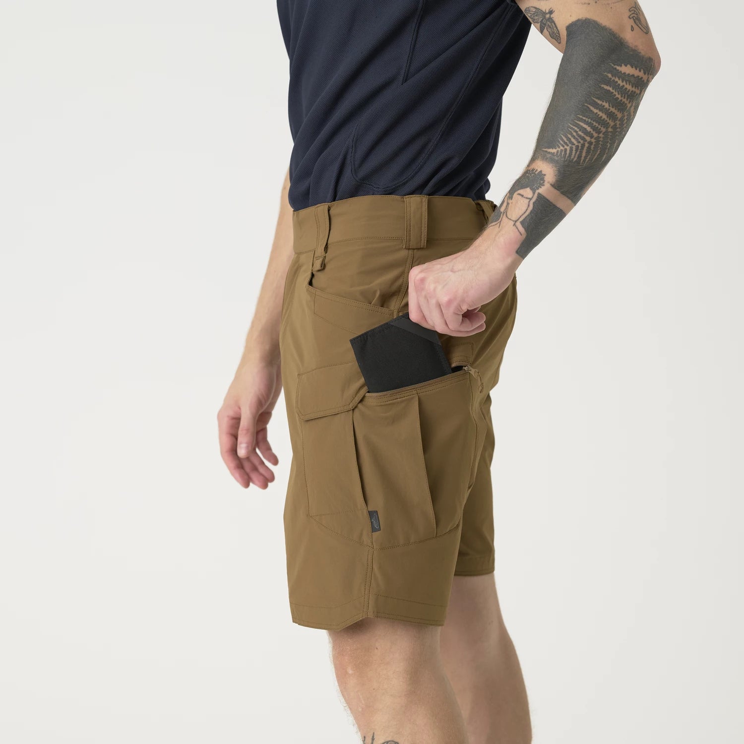 Helikon-Tex OTS 8.5" šortky VersaStretch taktické outdoorové Versa Stretch Lite, Black – detail 5