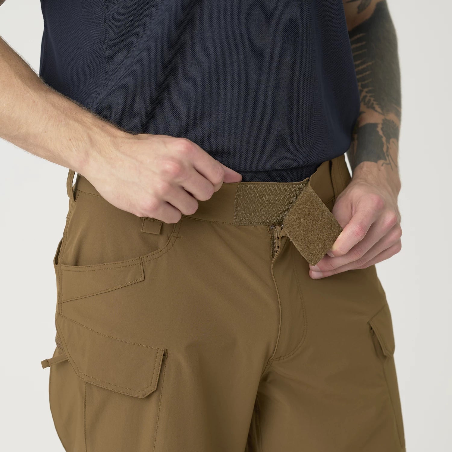 Helikon-Tex OTS 8.5" šortky VersaStretch taktické outdoorové Versa Stretch Lite, Black – detail 9