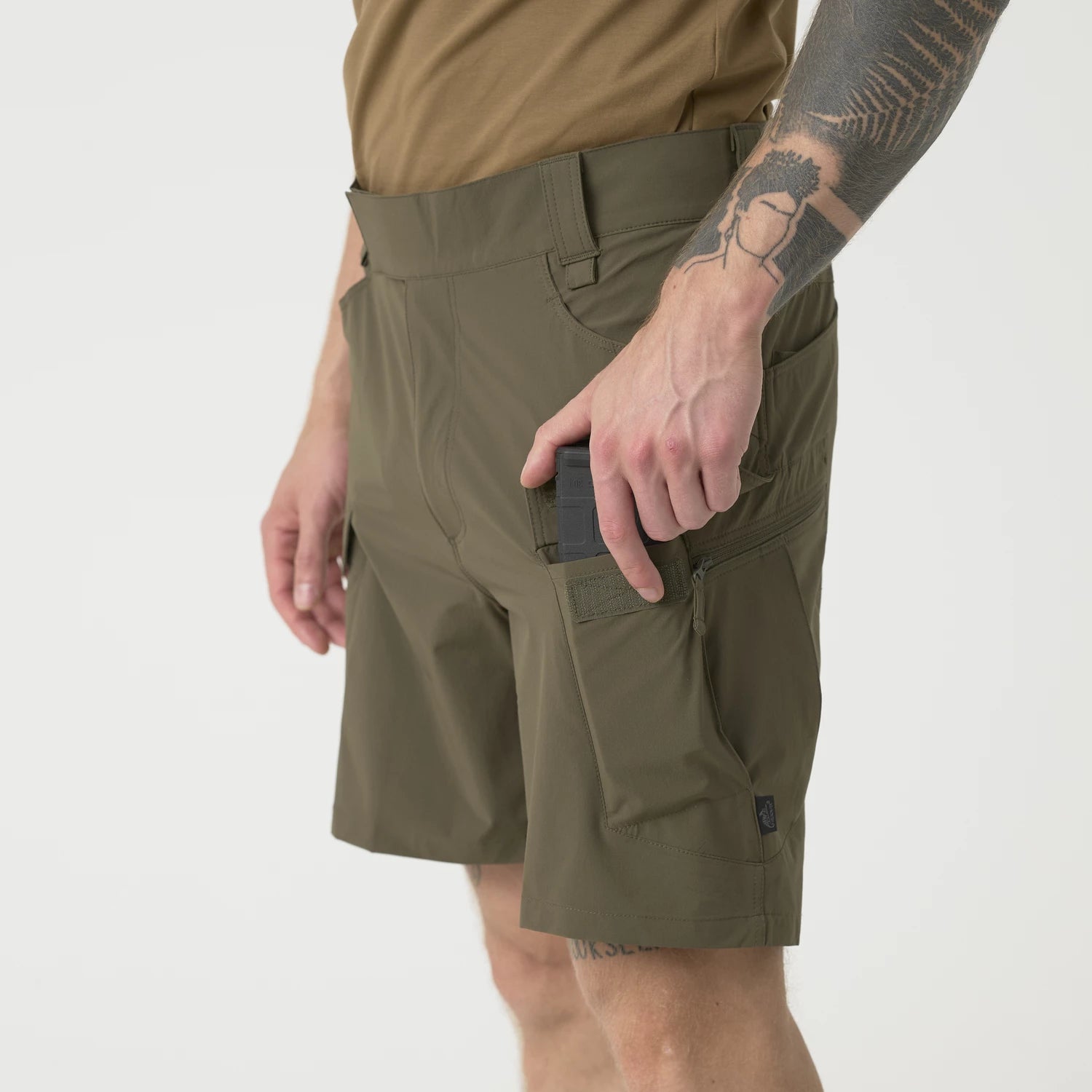 Helikon-Tex Ultra OTUS šortky VersaStretch taktické outdoorové Versa Stretch Lite Outdoorove, Black – detail 8