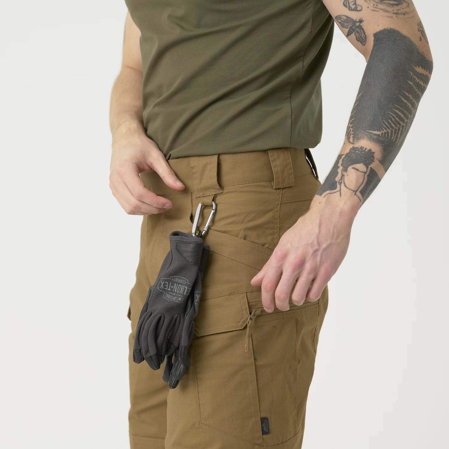 Helikon-Tex Urban Tactical 11" krátke nohavice Rip-Stop polycotton, adaptive green – detail 2