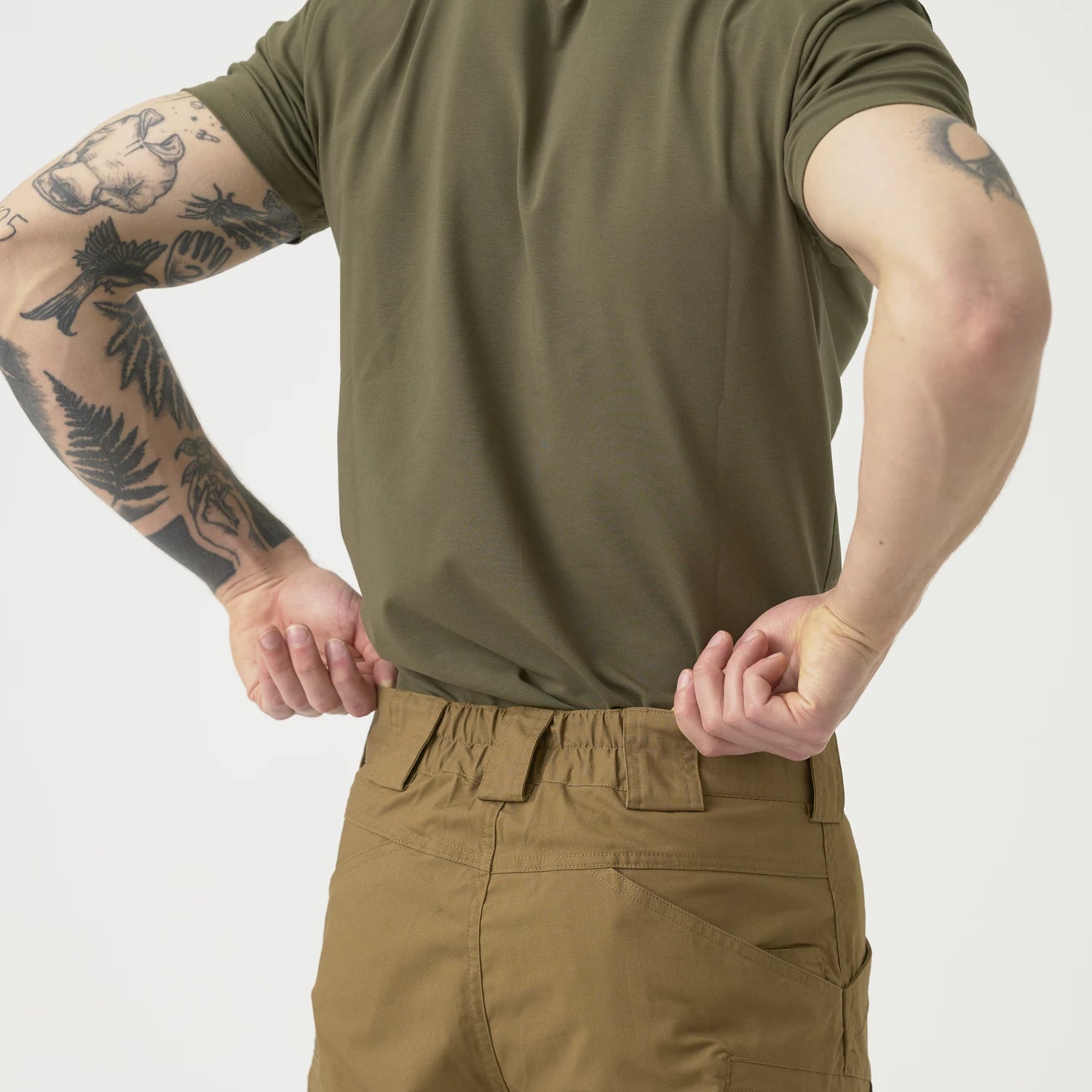 Helikon-Tex Urban Tactical krátke 11 nohavice Rip-Stop polycotton, čierne – detail 7