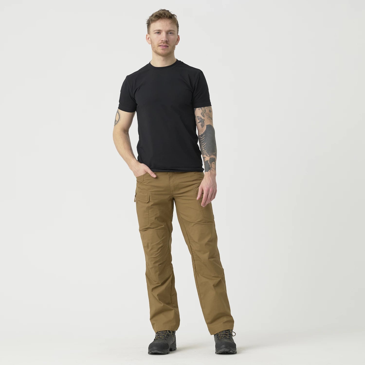 Helikon-Tex UTP nohavice taktické PolyCotton Ripstop, Ash Grey – detail 1
