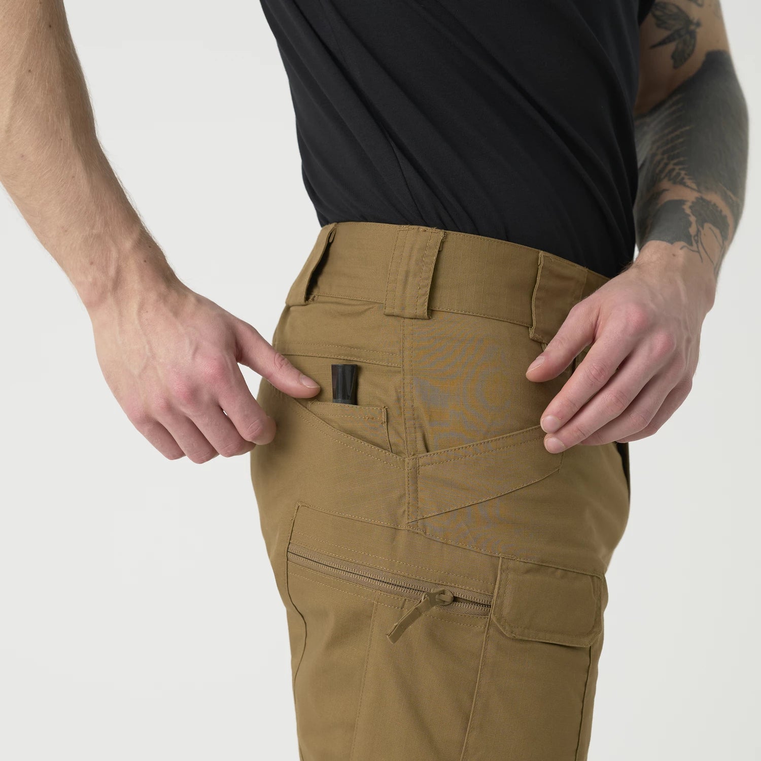 Helikon-Tex Urban Tactical nohavice Rip-Stop polycotton, khaki – detail 5