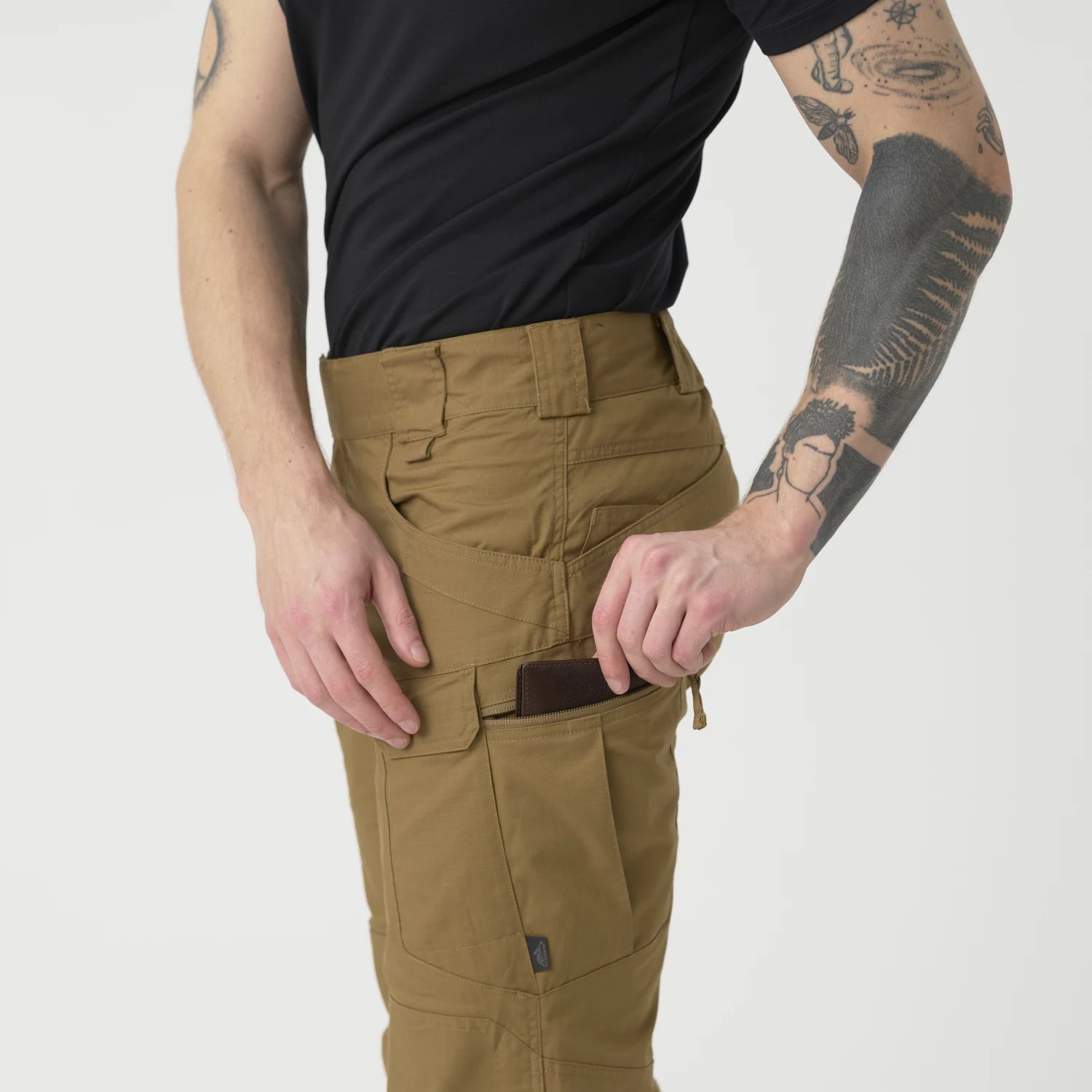 Helikon-Tex UTP nohavice taktické PolyCotton Ripstop, Ash Grey – detail 6