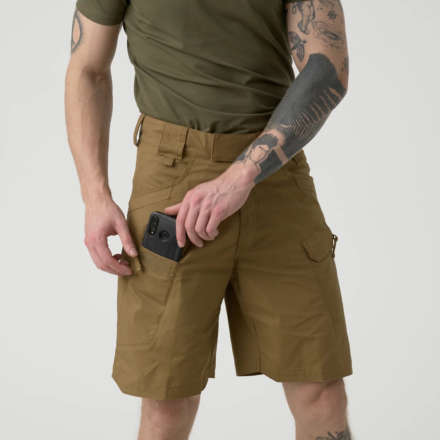 Helikon-Tex UTS Urban Tactical Shorts šortky taktické 8.5", olive green – detail 8