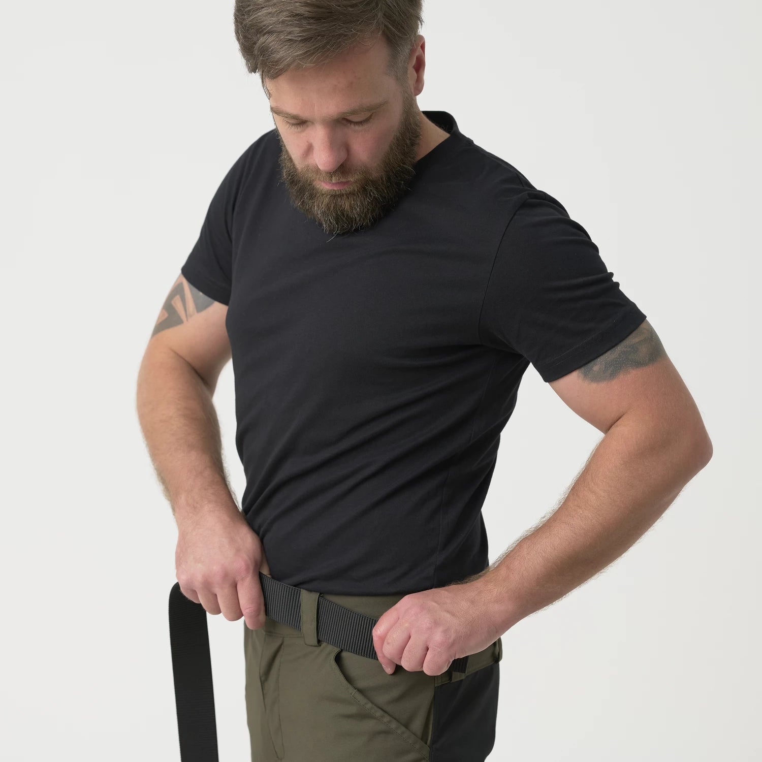 Helikon-Tex WOODSMAN nohavice, Crimson Sky / Black – detail 5