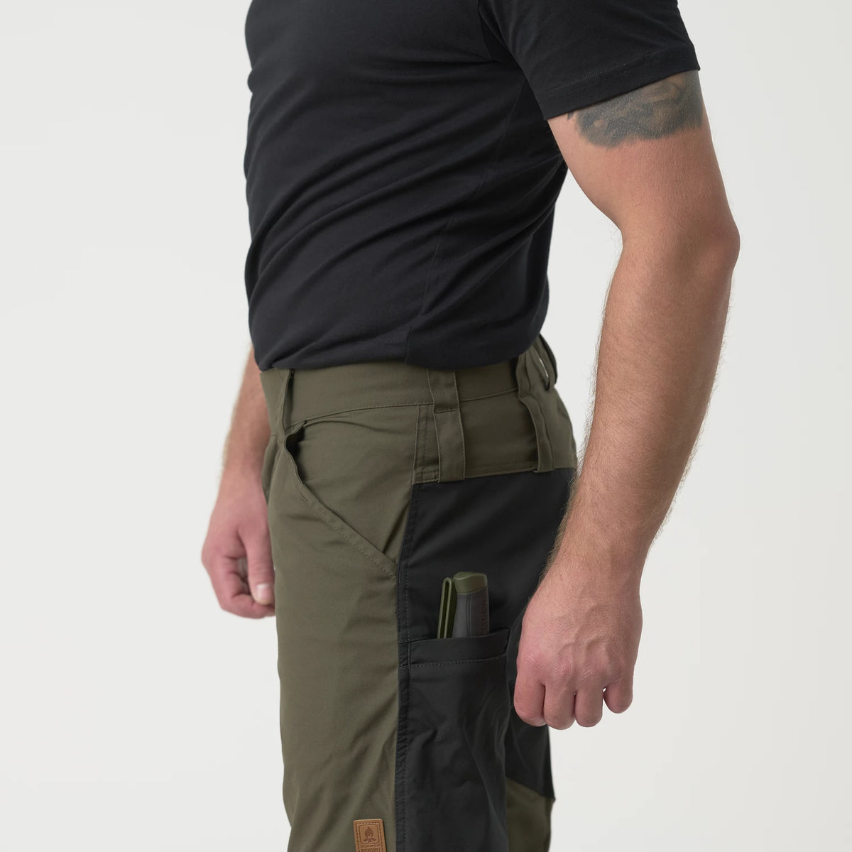 Helikon-Tex WOODSMAN nohavice, Crimson Sky / Black – detail 7